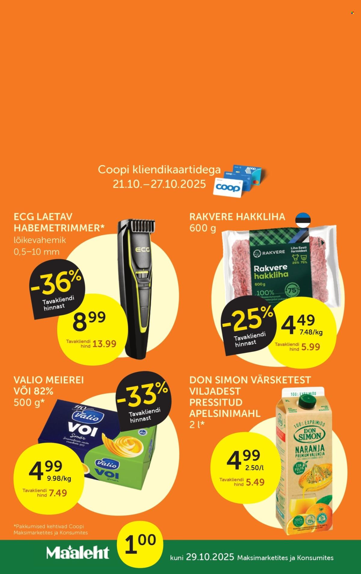 Coop kliendileht (21.10 - 27.10.2025)