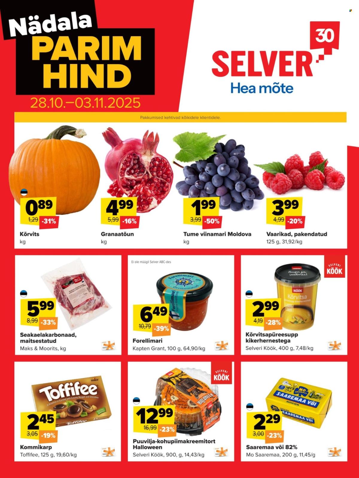 Selver kliendileht - Nädala parim hind (28.10 - 3.11.2025)