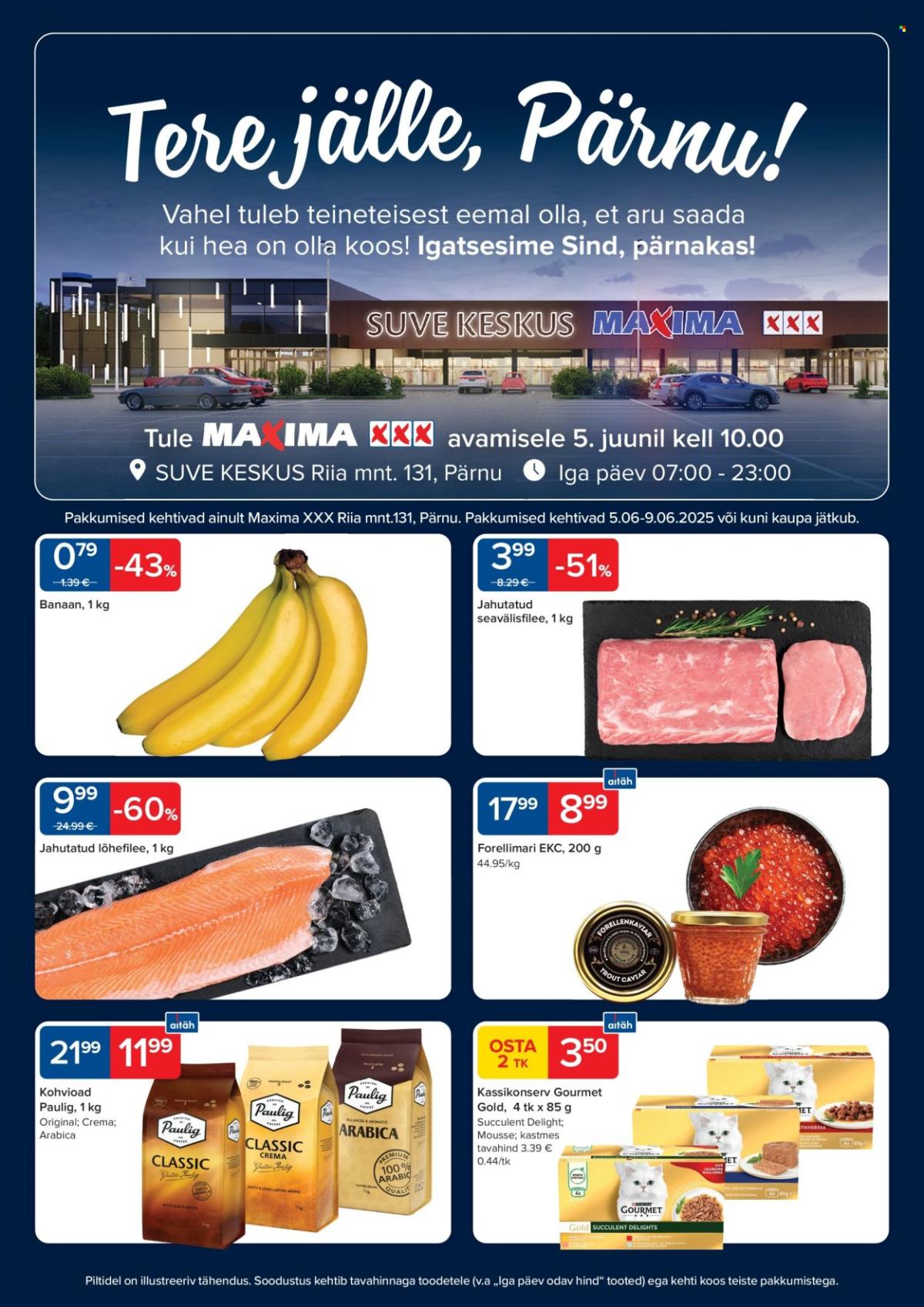 Maxima kliendileht - Pärnu XXX avamispakkumised! (5.06 - 9.06.2025)