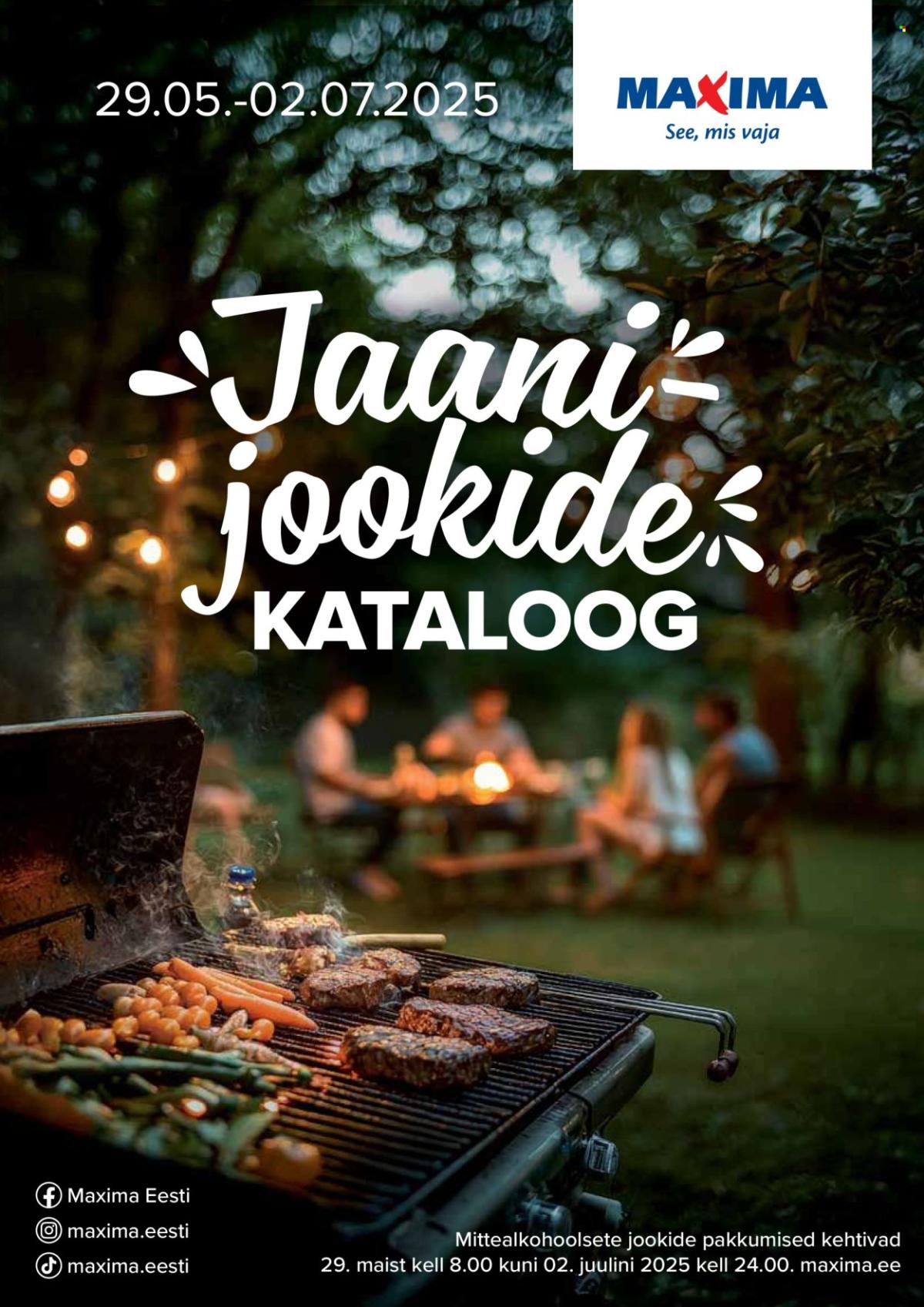 Maxima kliendileht - Jaanijookide kataloog (29.05 - 2.07.2025)