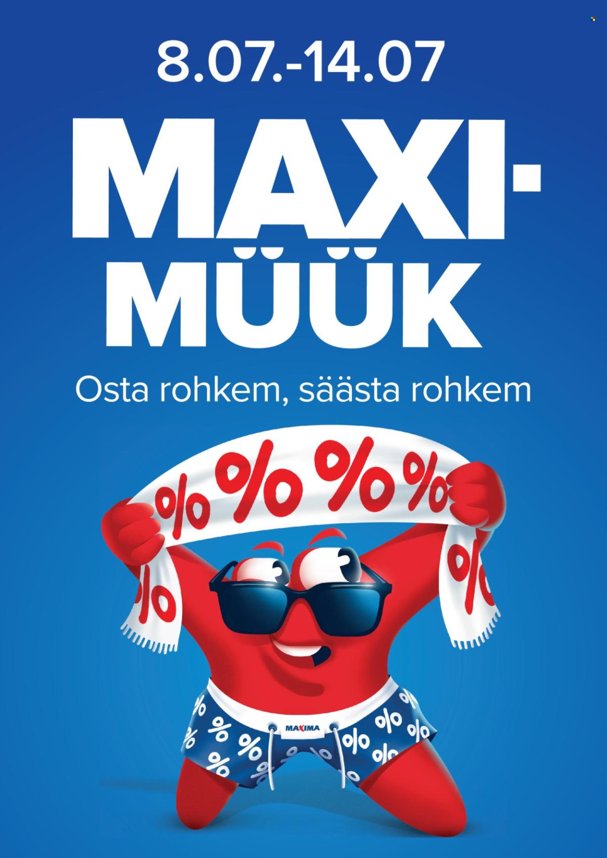 Maxima kliendileht - Maximüük - kosmeetika-ja enesehooldustooted -40% (8.07 - 14.07.2025)