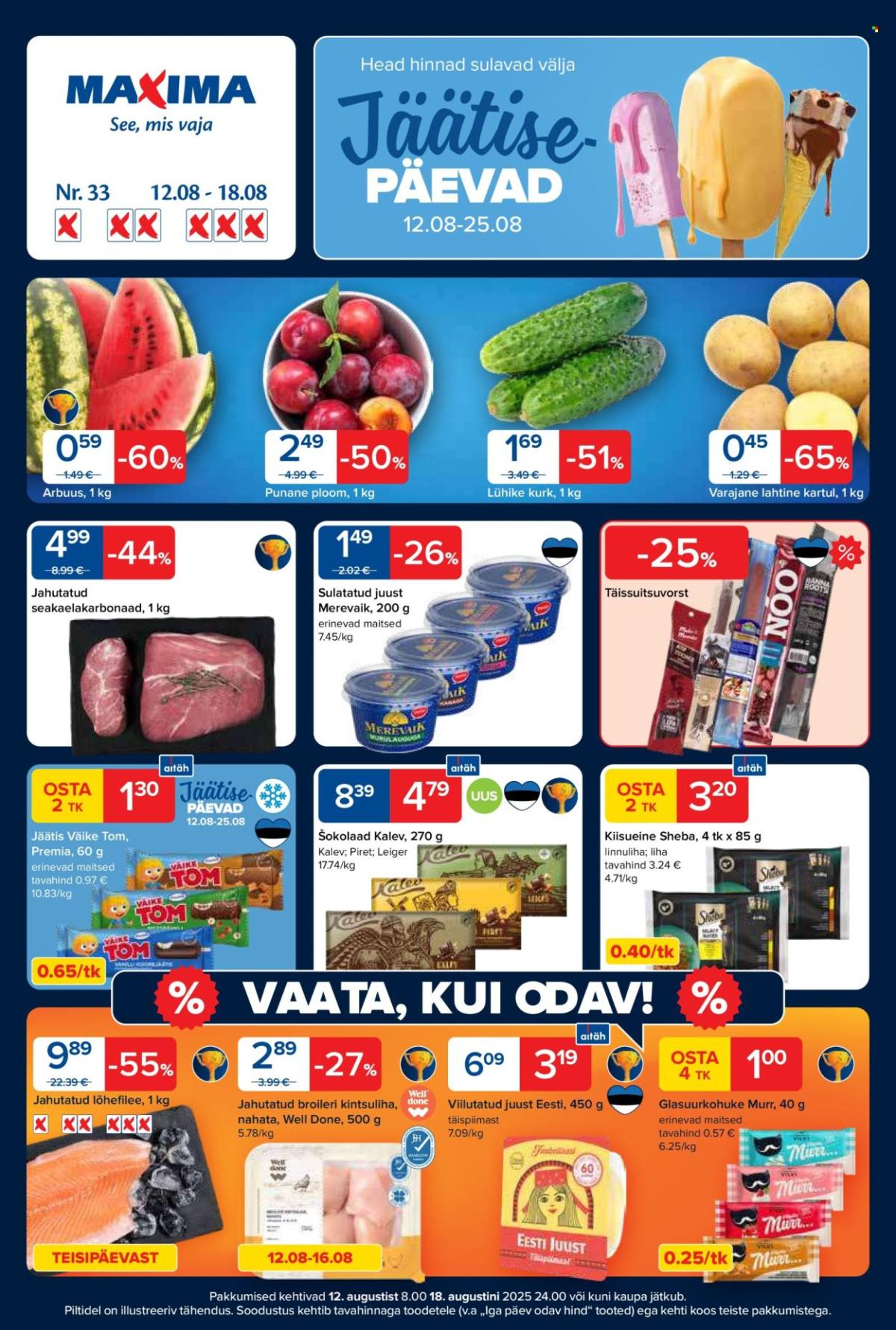 Maxima kliendileht - Maxima kliendileht nr. 33 (12.08 - 18.08.2025)