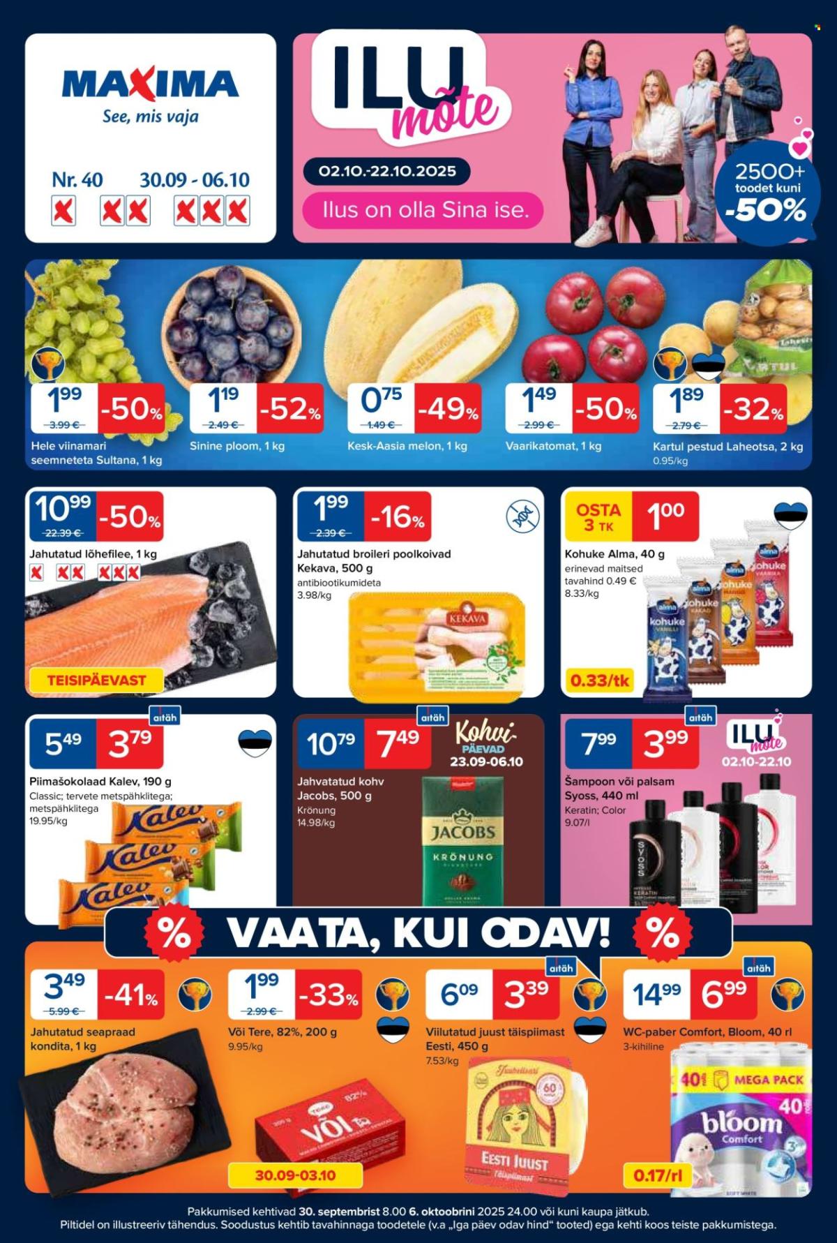 Maxima kliendileht - Maxima kliendileht nr. 40 (30.09 - 6.10.2025)