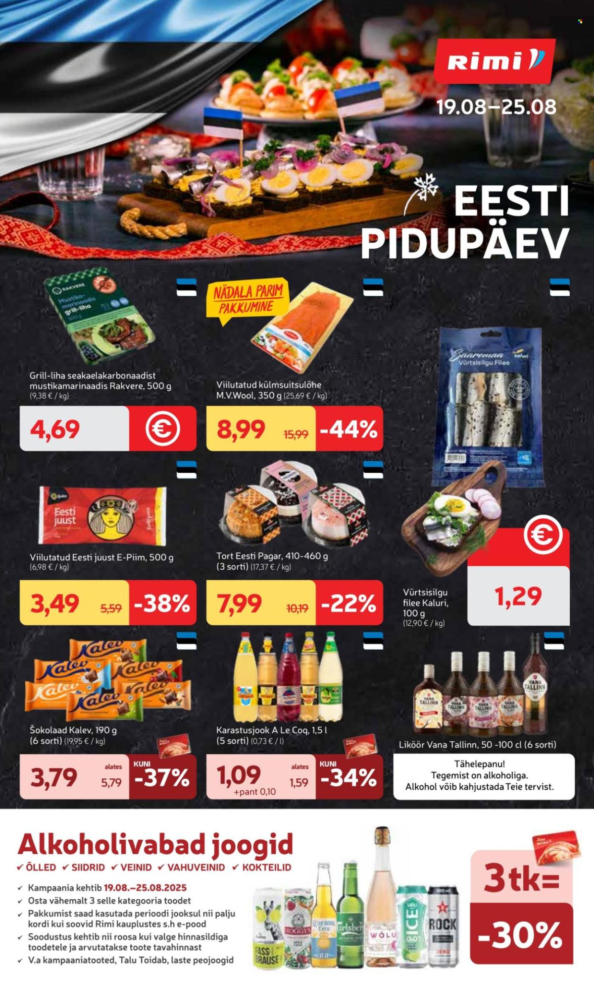 Rimi kliendileht - EESTI PIDUPÄEV (19.08 - 25.08.2025)