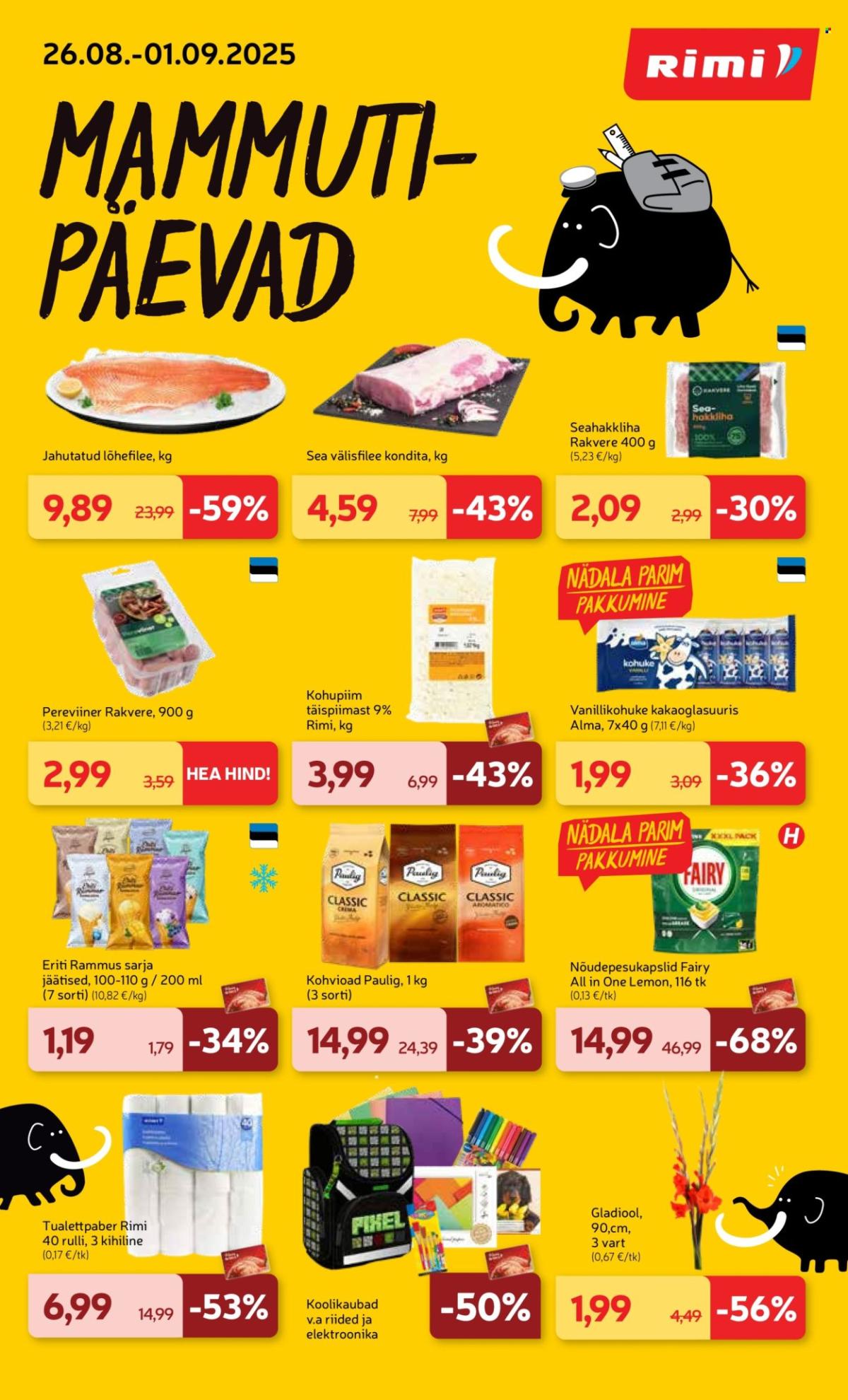 Rimi kliendileht - Mammutipäevad (26.08 - 1.09.2025)