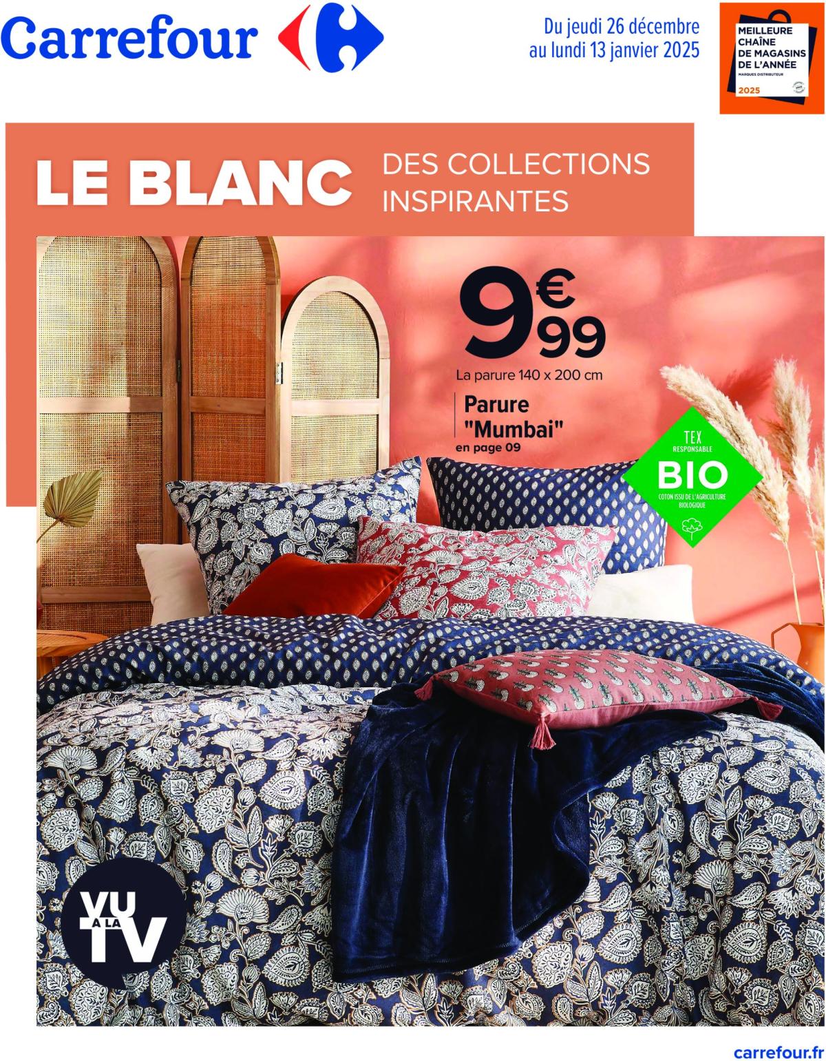 Catalogue Carrefour - Le Blanc valable dès 26/12 - 13/01