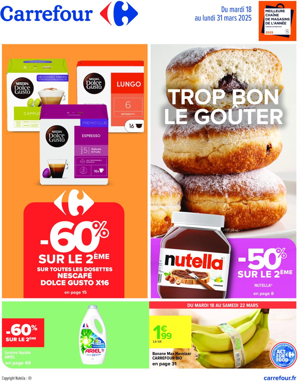 Catalogue Carrefour valable dès 18/03 - 31/03