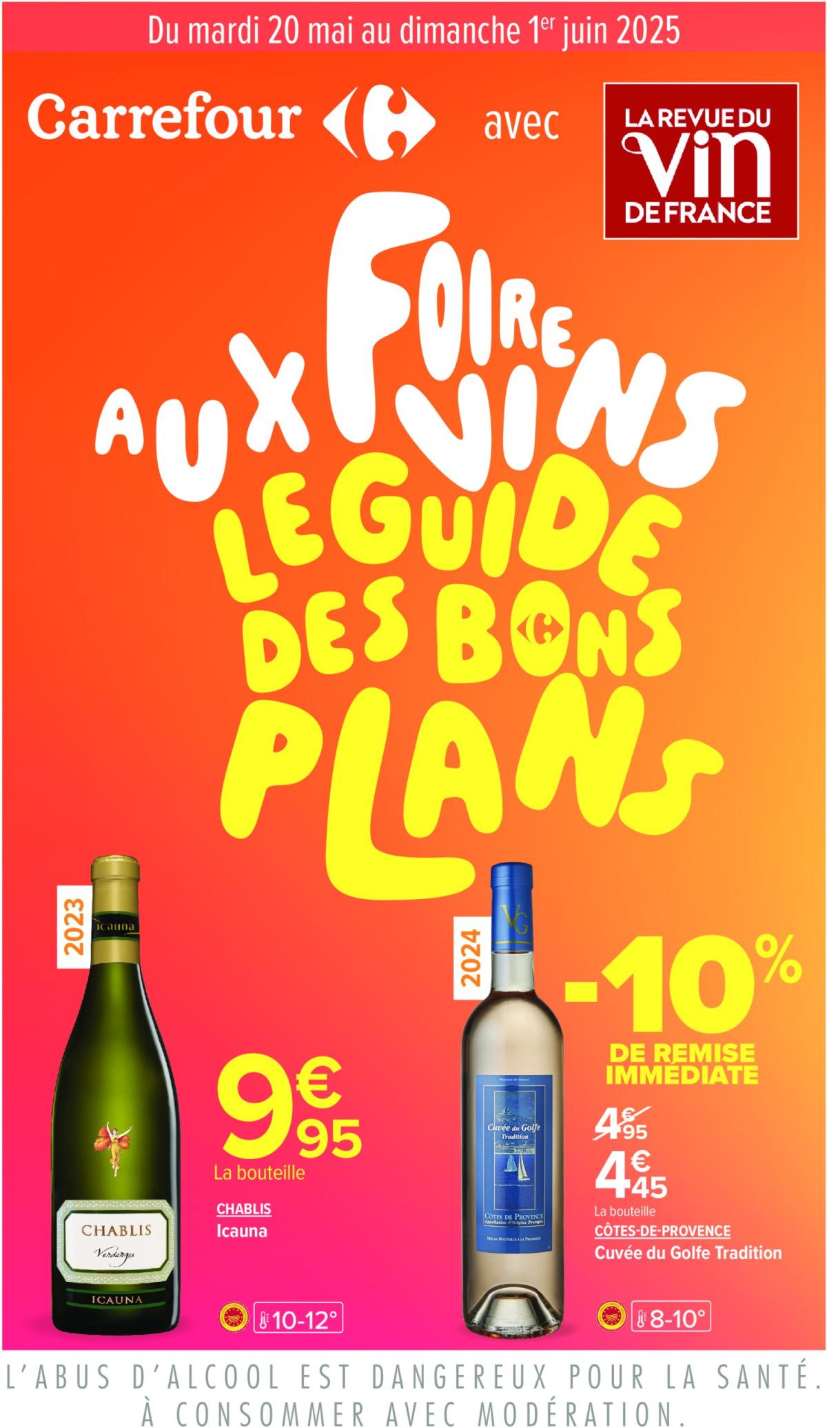 Catalogue Carrefour - Foire aux Vins valable dès 20/05 - 01/06