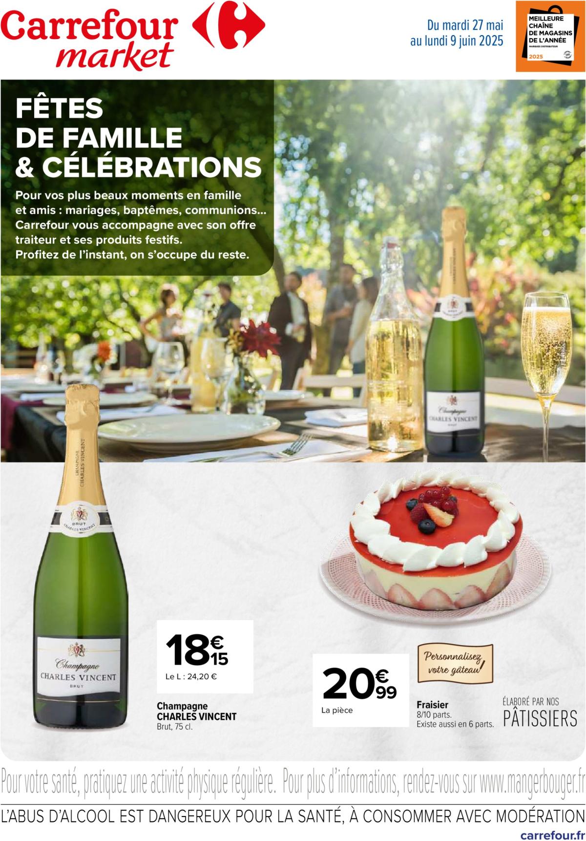 Catalogue Carrefour - Fêtes de famille valable dès 27/05 - 09/06