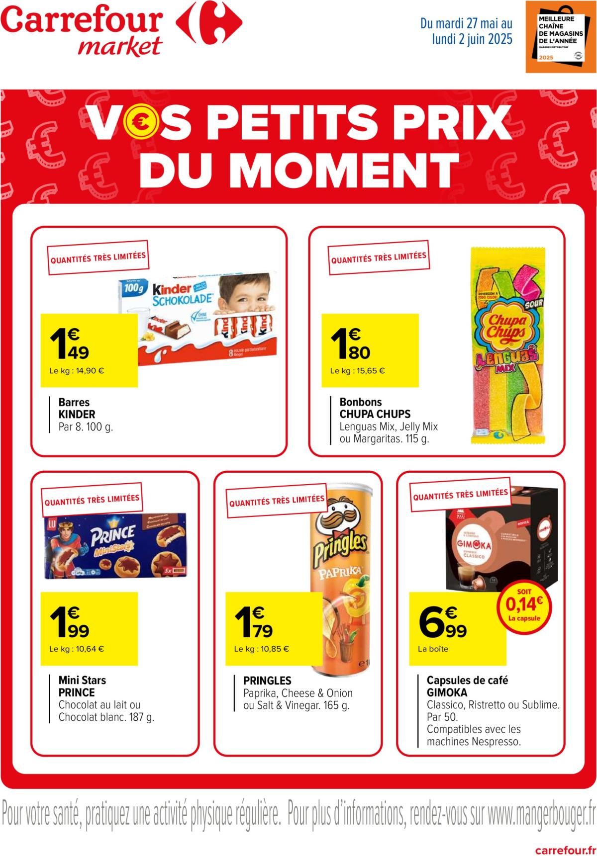 Catalogue Carrefour - Vos petits prix du moment valable dès 27/05 - 02/06
