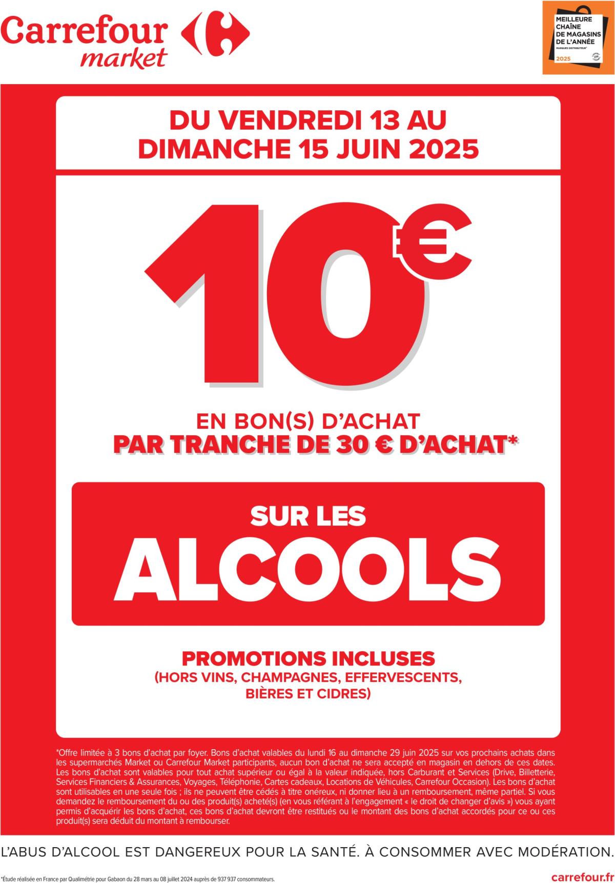Catalogue Carrefour - Week-end alcools valable du 13/06 au 15/06