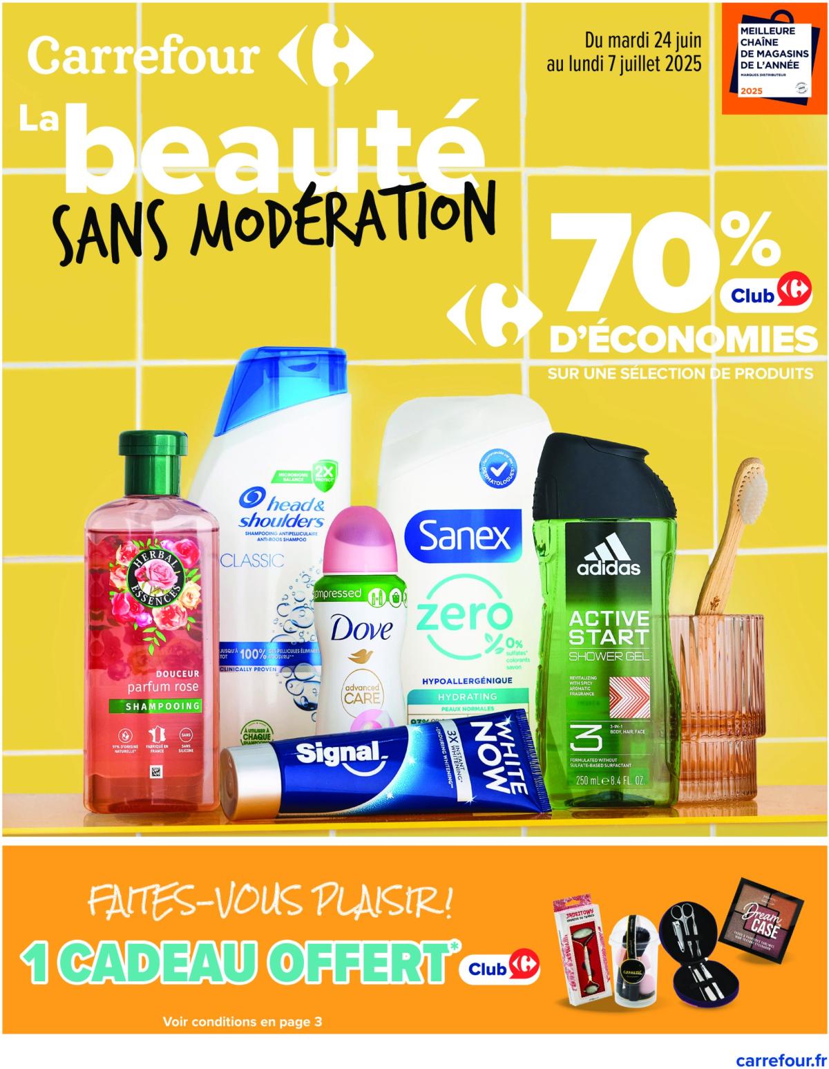 Catalogue Carrefour - Beauté valable du 24/06 au 07/07
