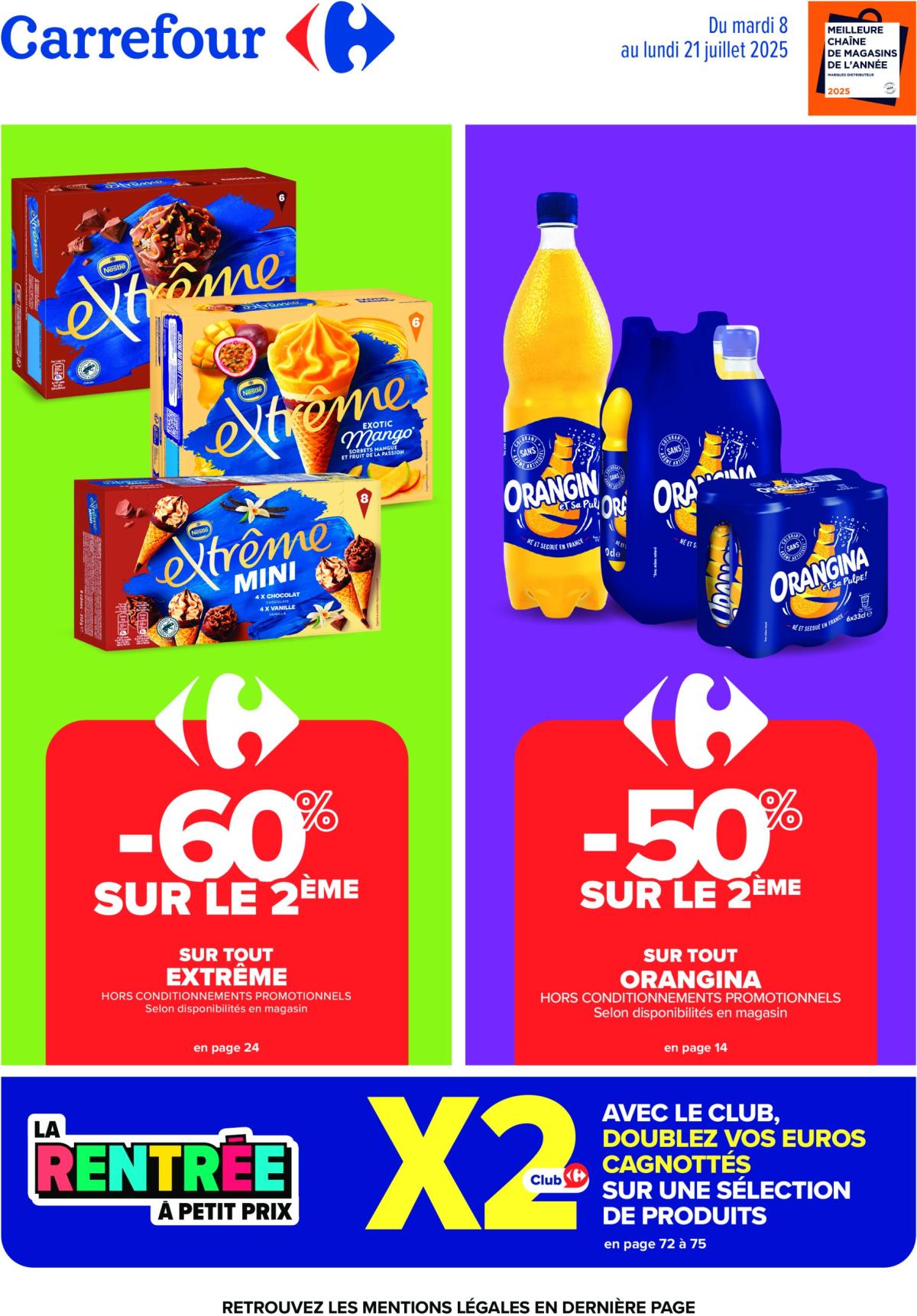 Catalogue Carrefour valable du 08/07 au 21/07