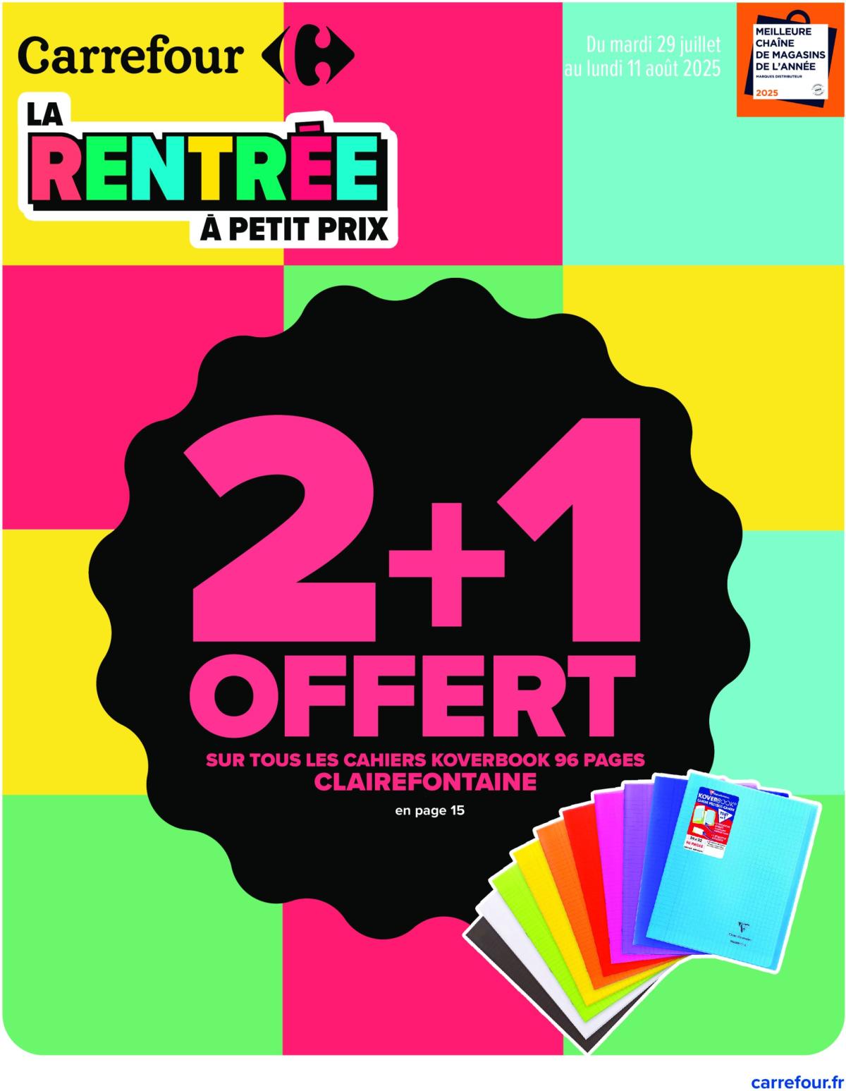 Catalogue Carrefour - La Rentrée de Tous les Records valable du 29/07 au 11/08