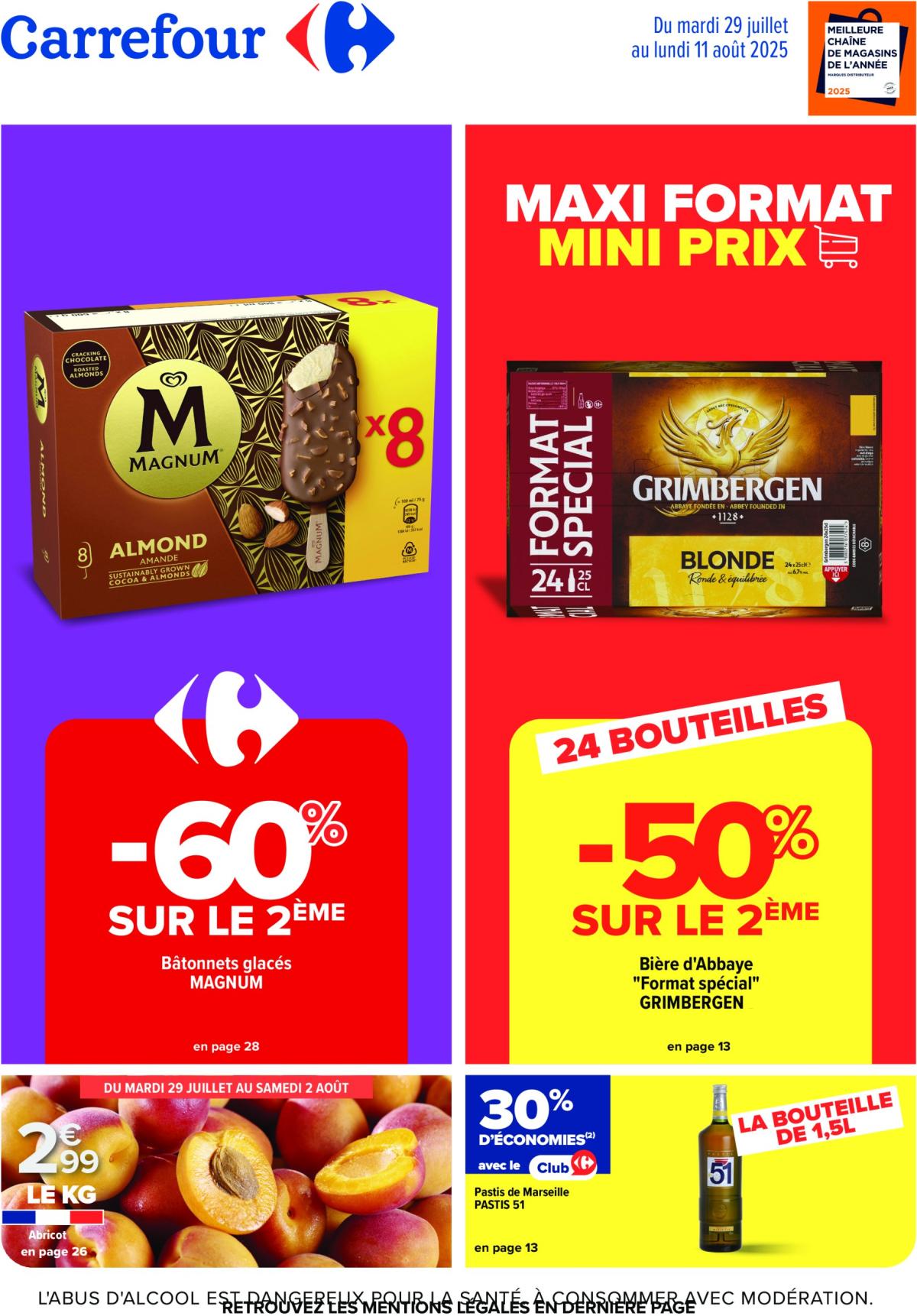 Catalogue Carrefour valable du 29/07 au 11/08