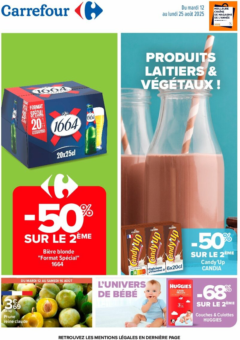 Catalogue Carrefour valable du 12/08 au 25/08