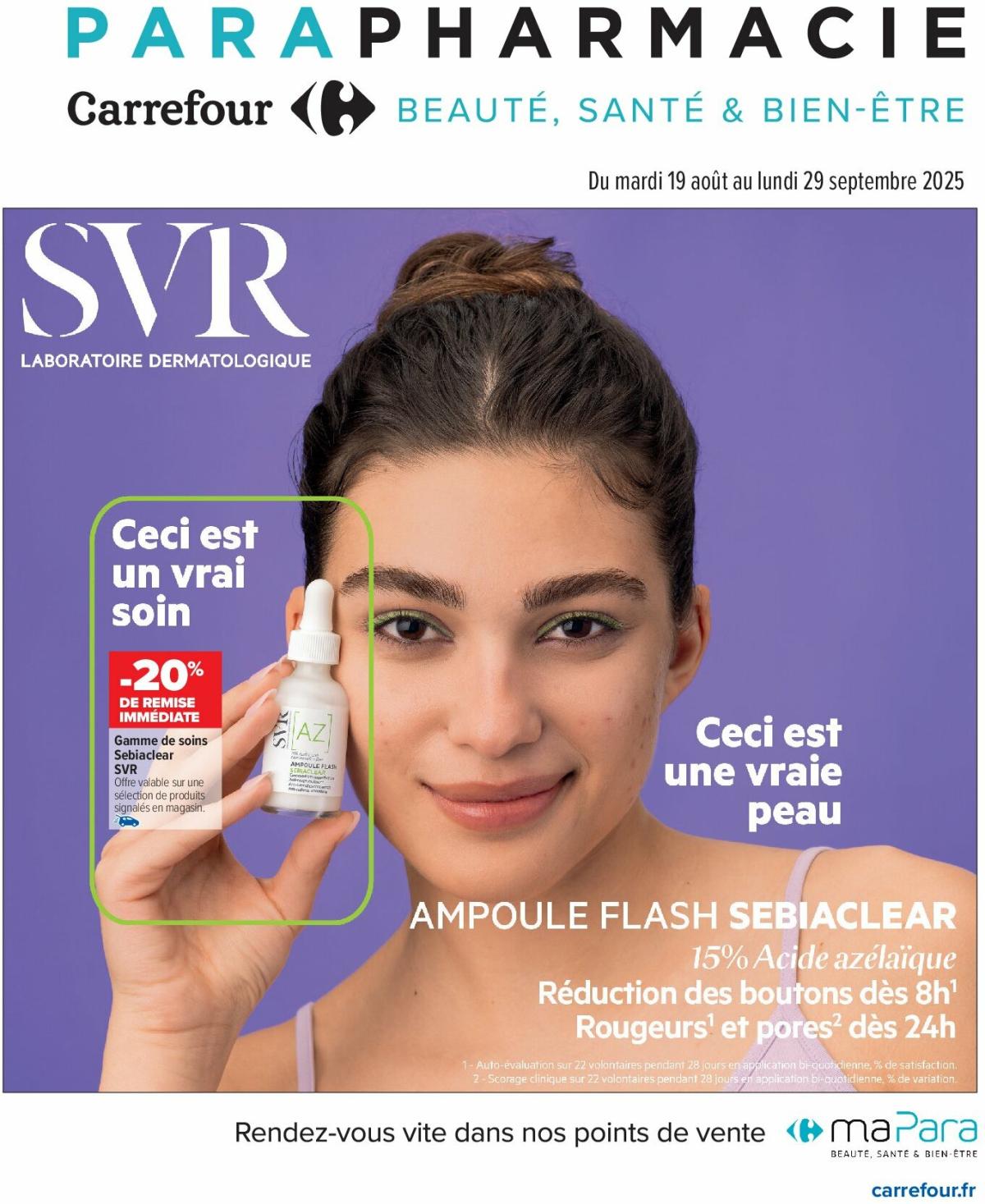 Catalogue Carrefour - Parapharmacie-Beauté valable du 19/08 au 29/09