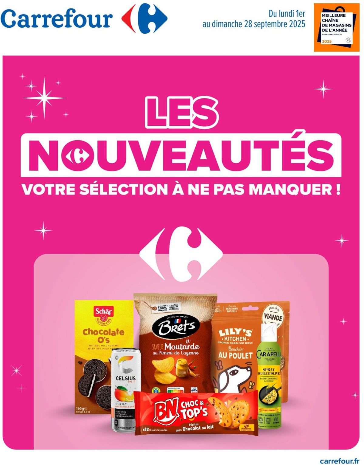 Catalogue Carrefour - Les nouveautés de septembre valable du 01/09 au 28/09