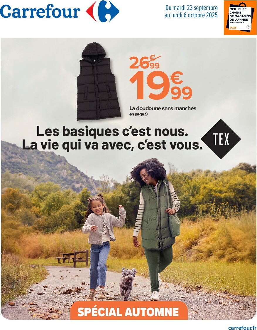 Catalogue Carrefour - Spécial Automne valable du 23/09 au 06/10