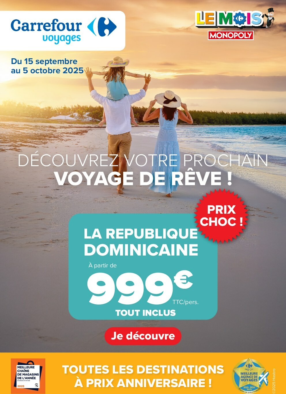 Catalogue Carrefour - Voyagez valable du 15/09 au 05/10