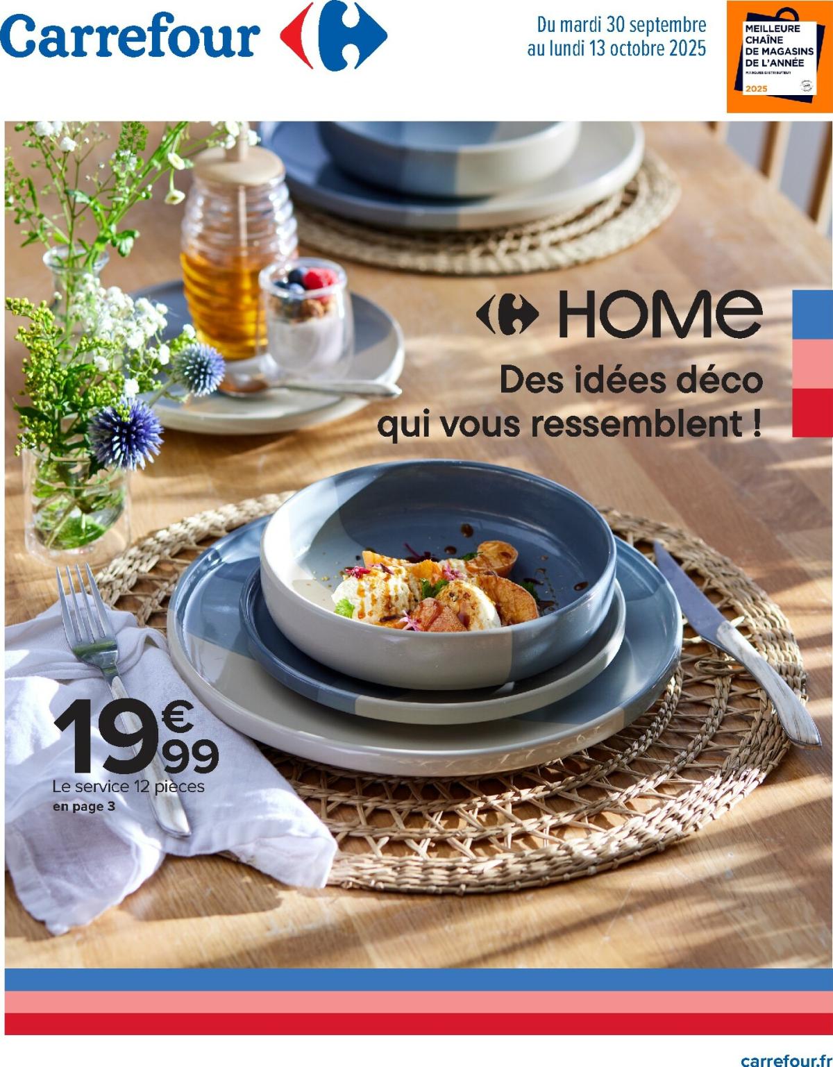 Catalogue Carrefour - Des idées deco qui vous ressemblent valable du 30/09 au 13/10