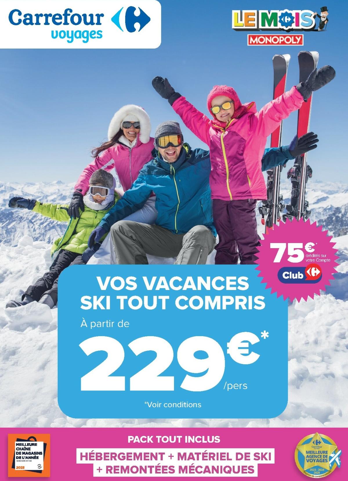 Catalogue Carrefour voyagez - Ski valable du 29/09 au 02/11