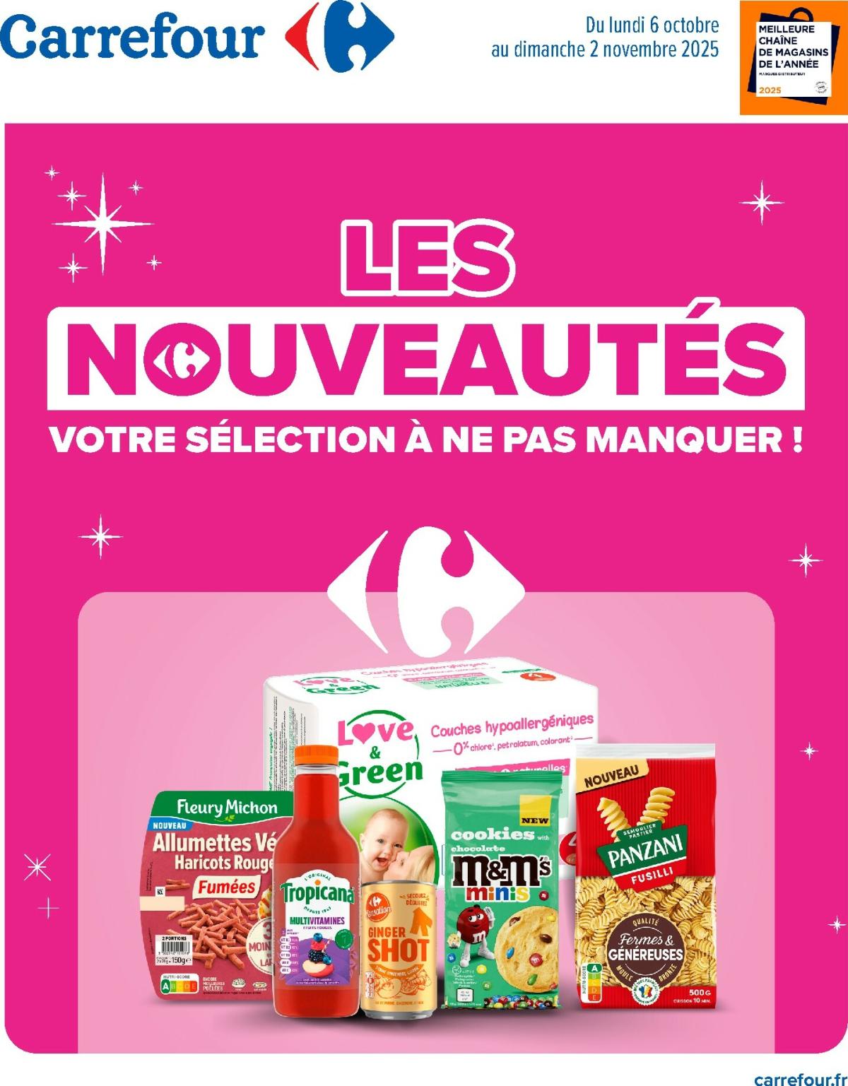Catalogue Carrefour - Les Nouveautés Votre Sélection À Ne Pas Manquer ! valable du 06/10 au 02/11
