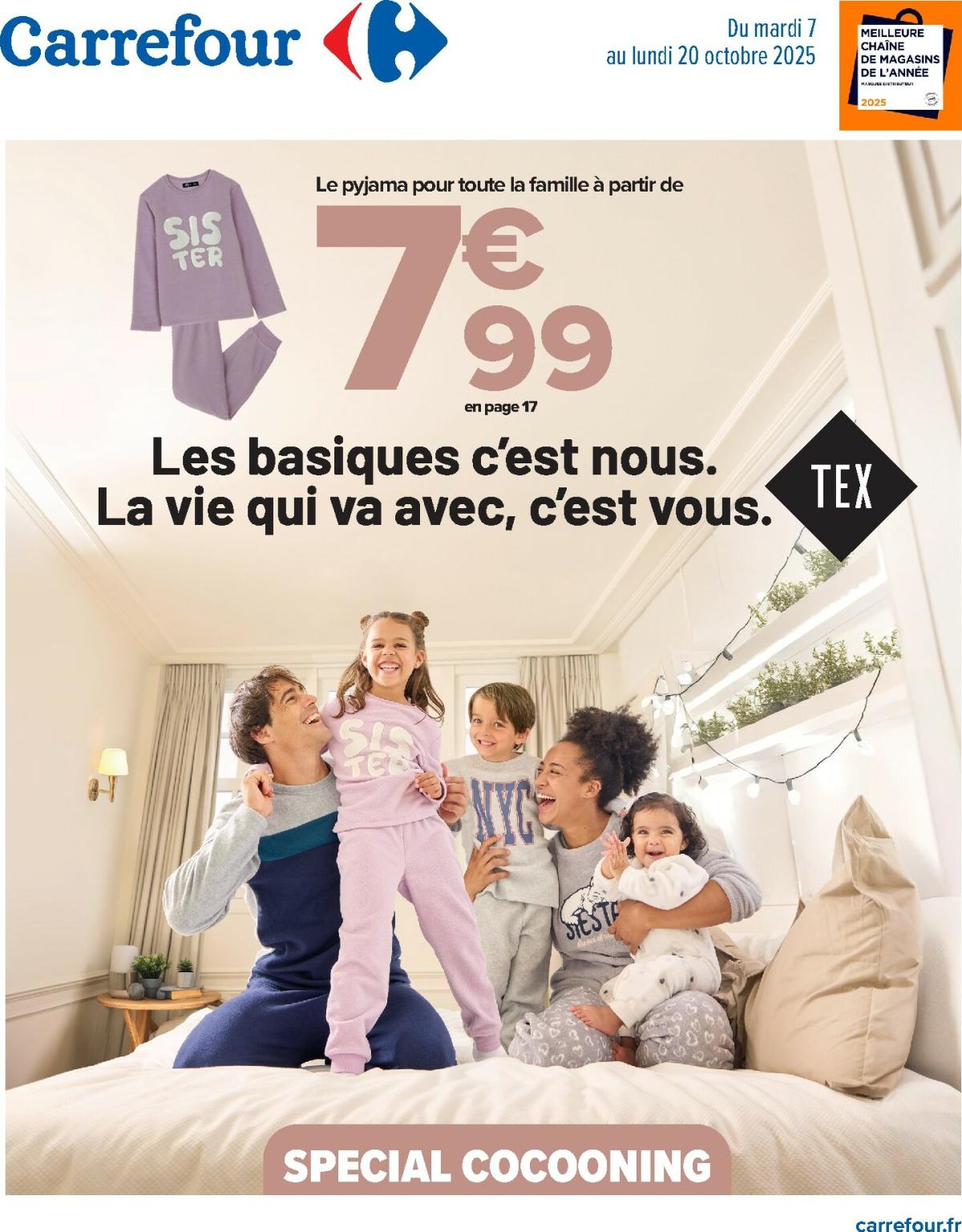 Catalogue Carrefour - Textile valable du 07/10 au 20/10