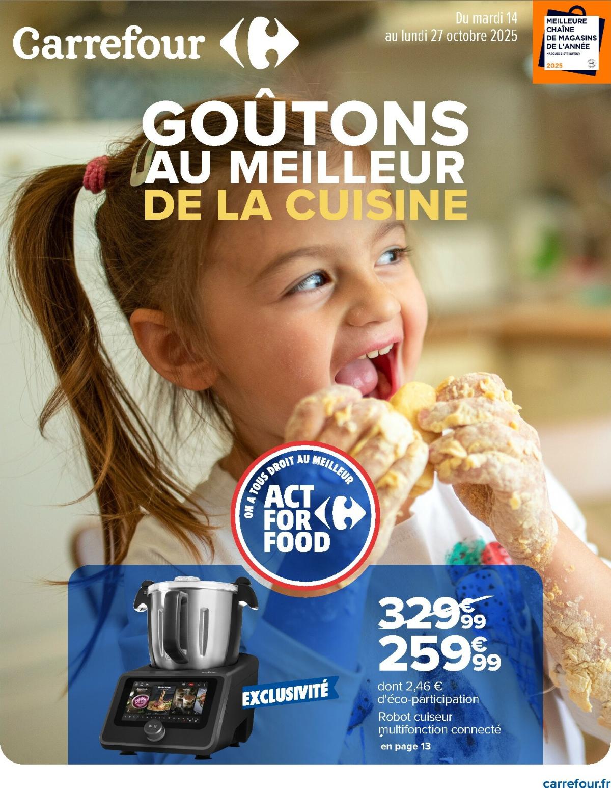 Catalogue Carrefour - Goutons au meilleur de la cuisine valable du 14/10 au 27/10