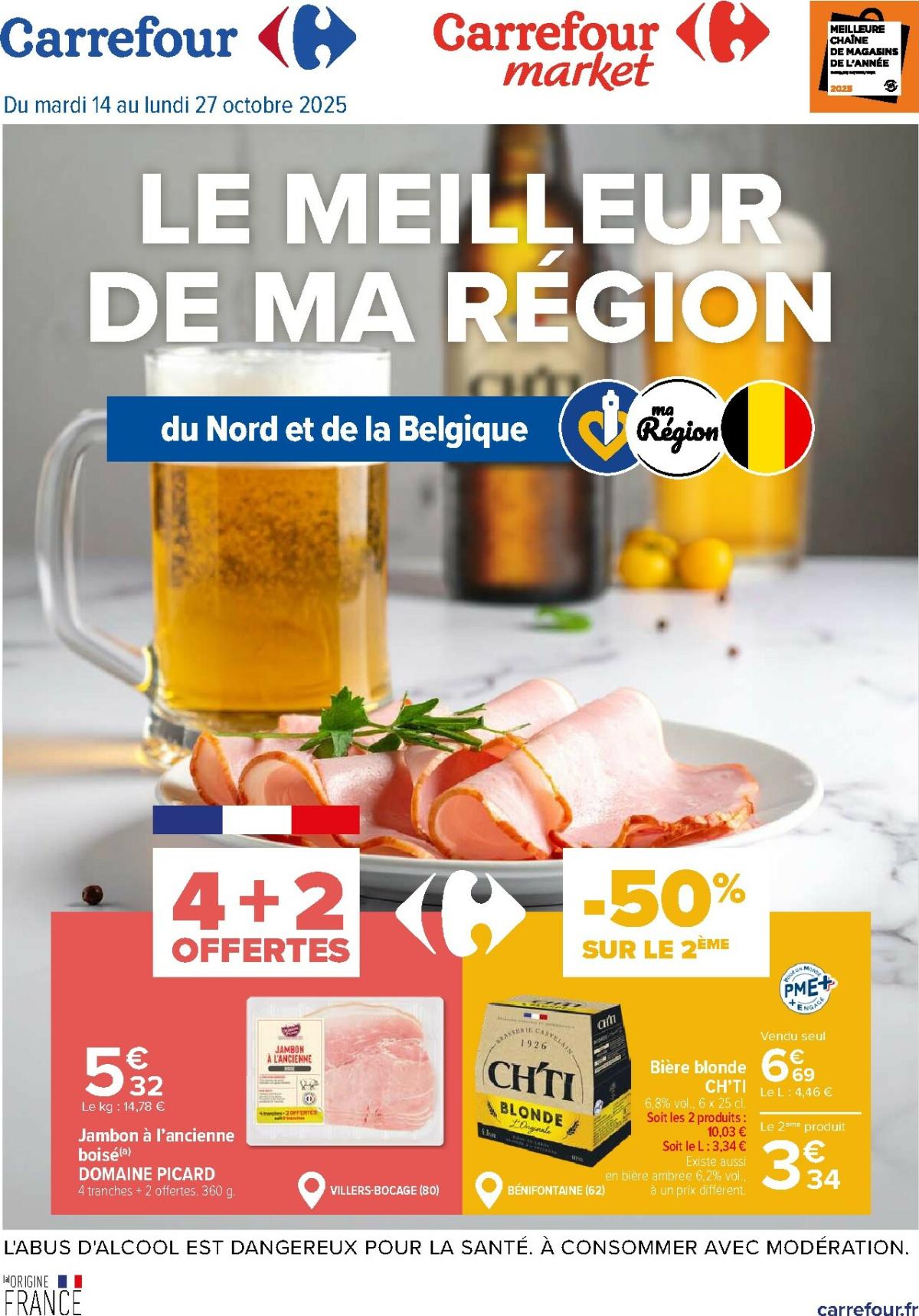 Catalogue Carrefour - Le meilleur de me Région valable du 14/10 au 27/10