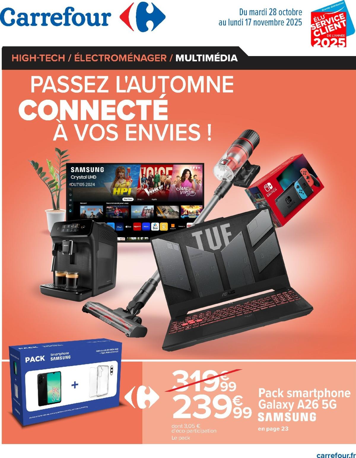 Catalogue Carrefour valable du 28/10 au 17/11