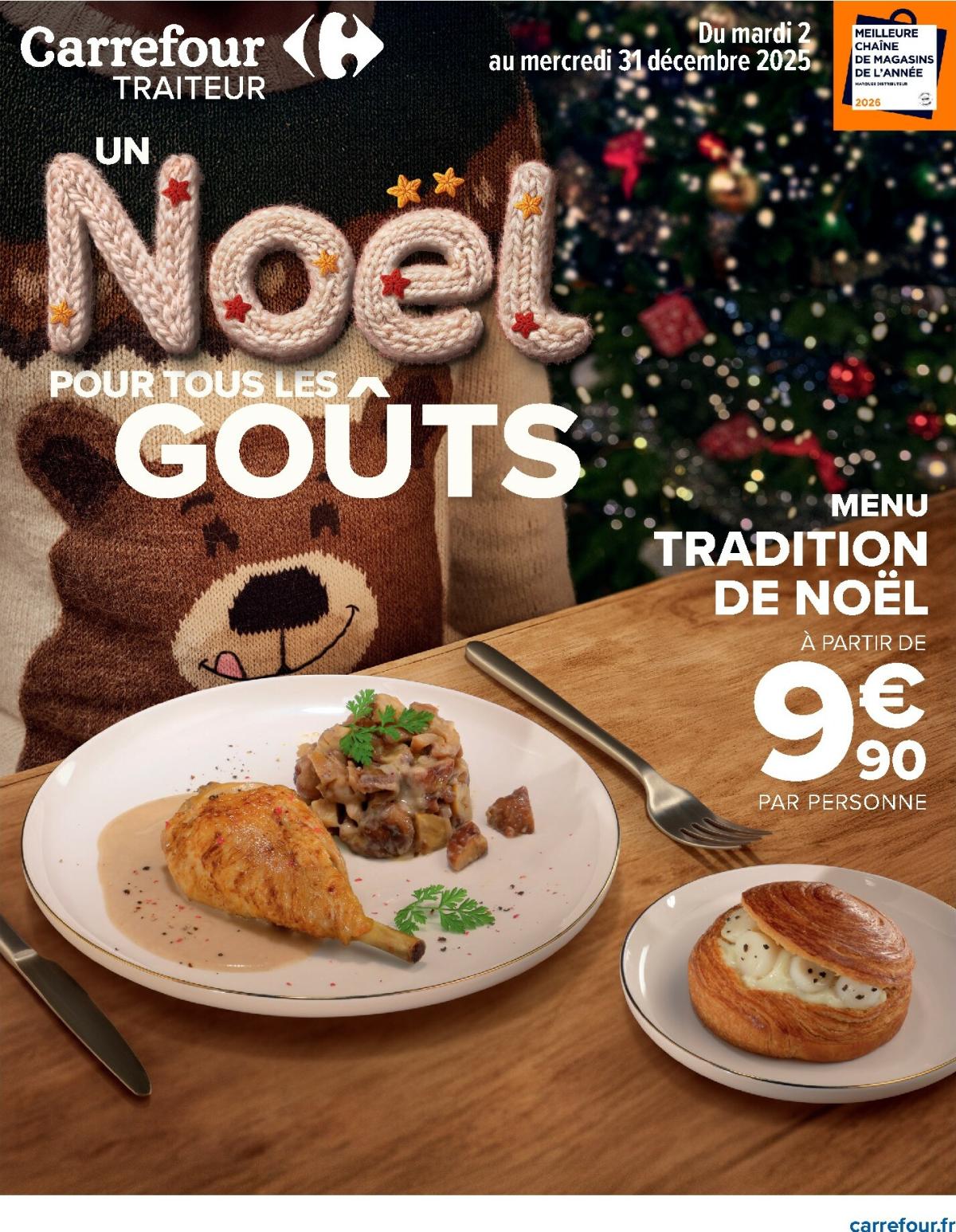 Catalogue Carrefour - Traiteur Festif valable du 02/12 au 31/12