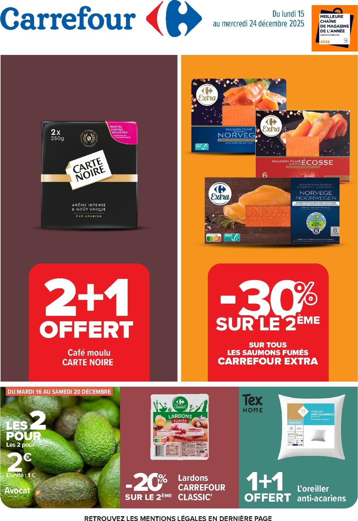 Catalogue Carrefour valable du 15/12 au 24/12
