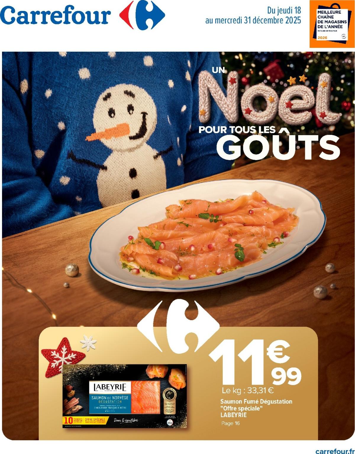 Catalogue Carrefour - Festif valable du 18/12 au 31/12