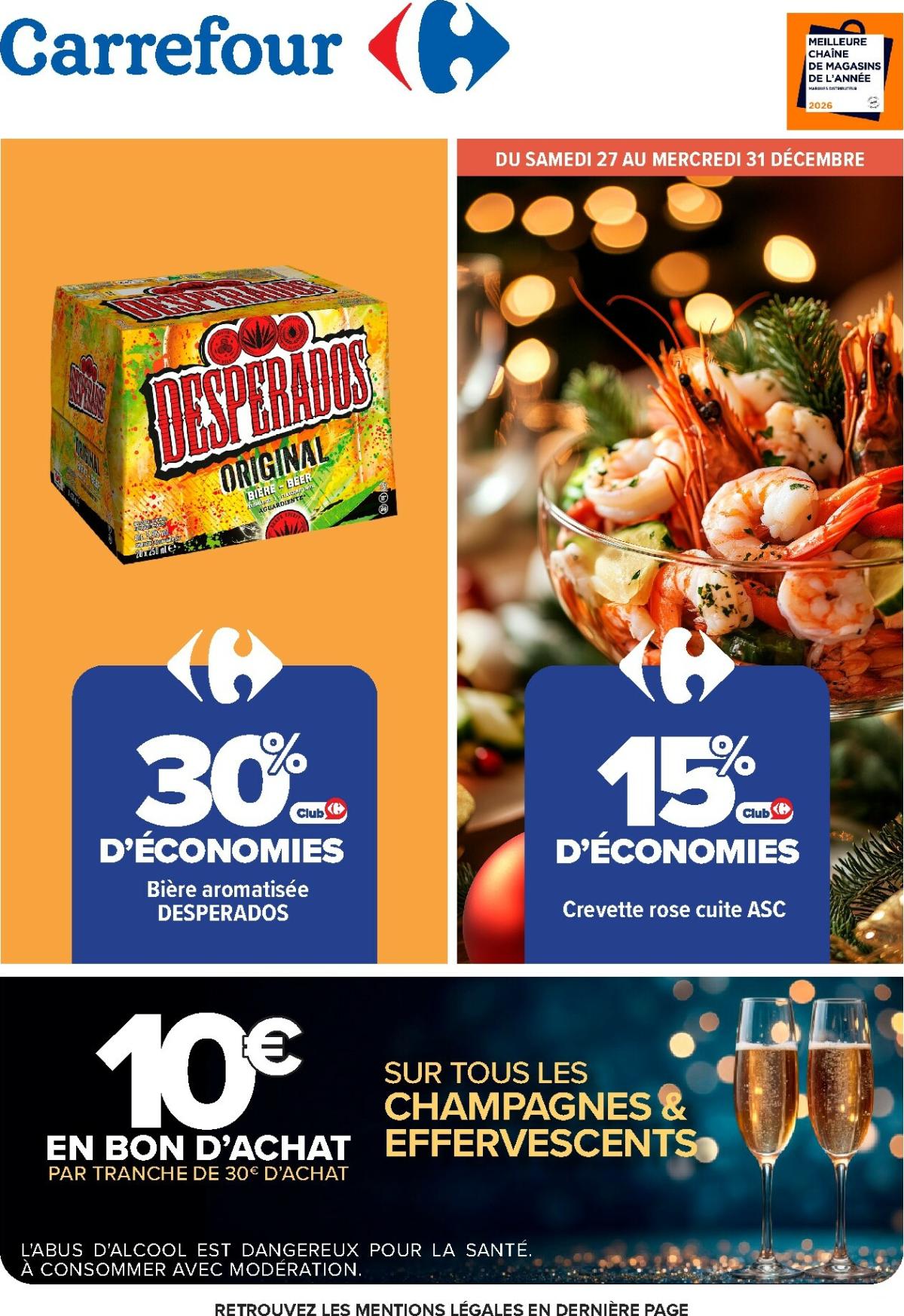 Catalogue Carrefour valable du 23/12 au 05/01