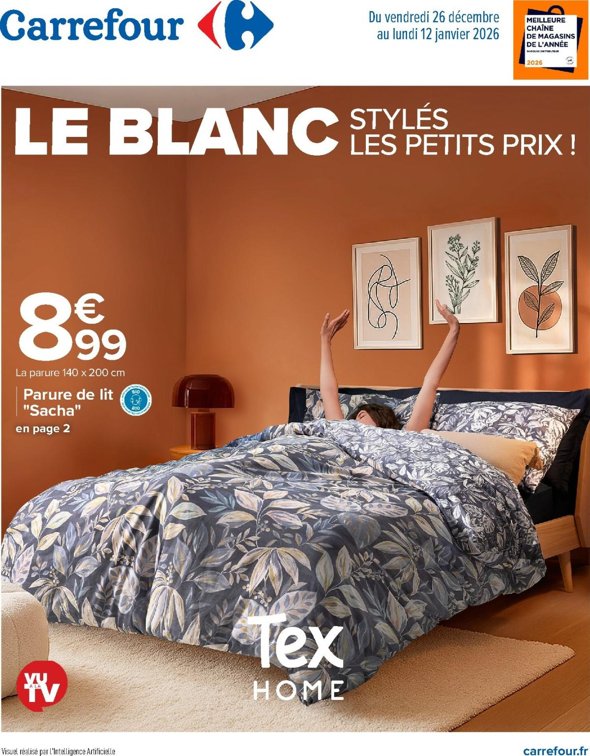 Catalogue Carrefour - Le Blanc valable du 26/12 au 12/01