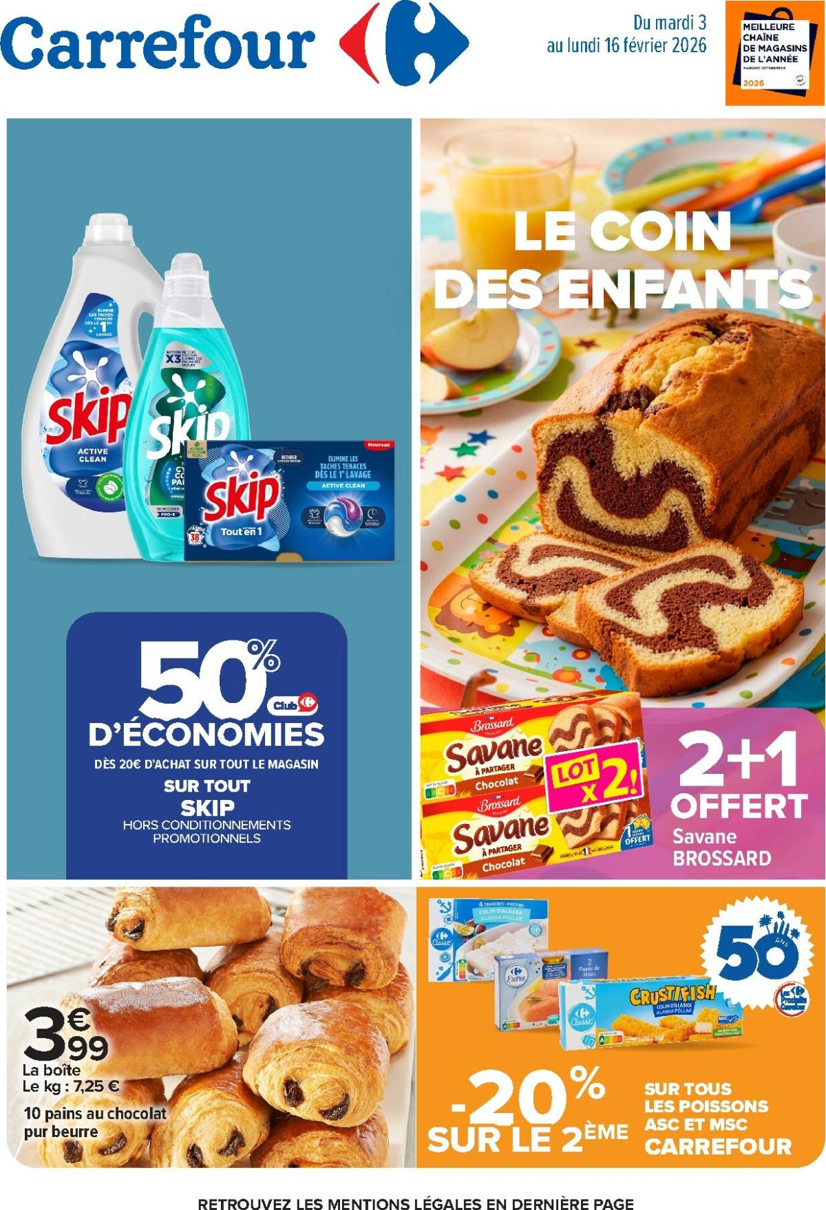 Catalogue Carrefour valable du 03/02/2026 au 16/02/2026