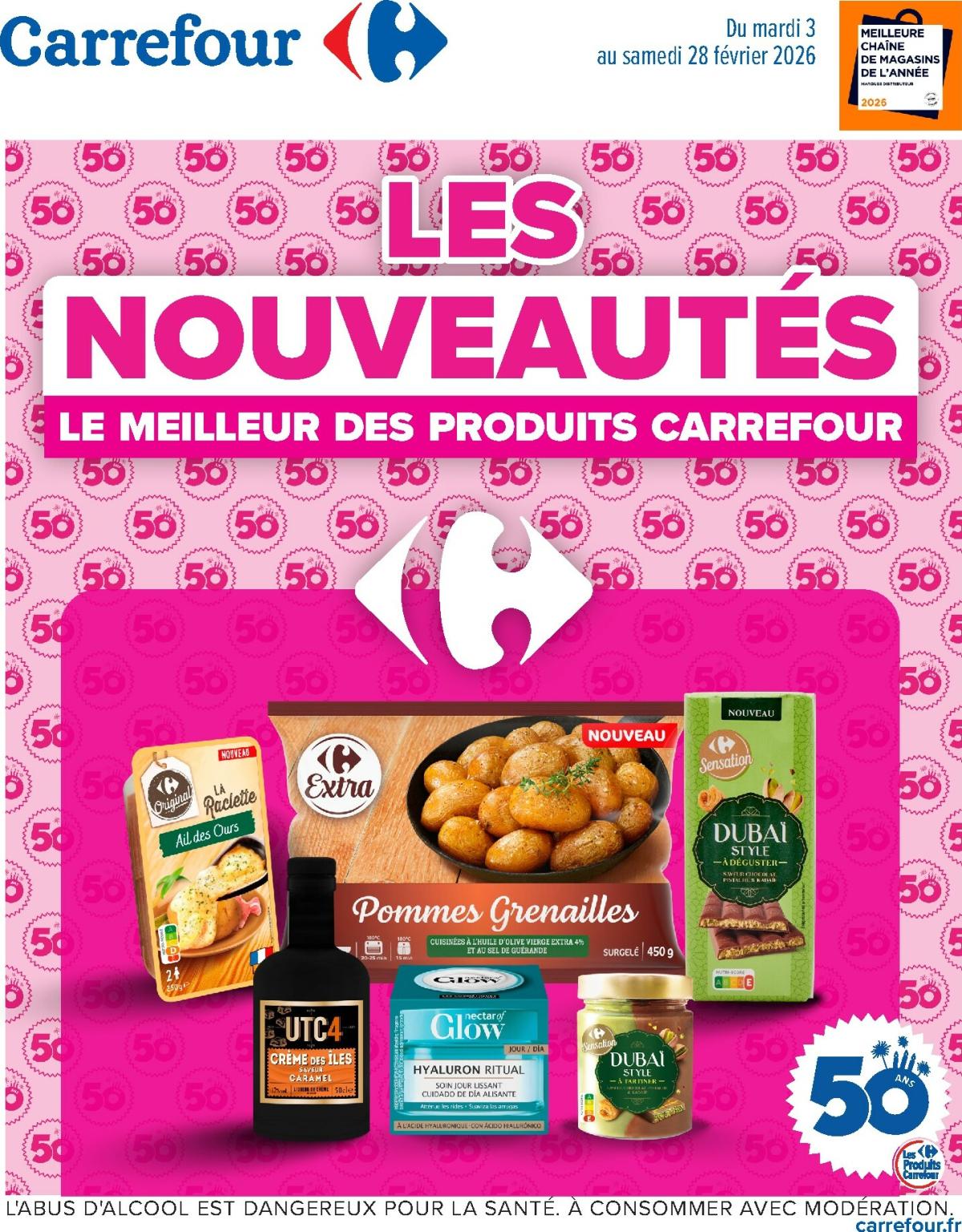 Catalogue Carrefour - Les Nouveautés valable du 03/02/2026 au 28/02/2026