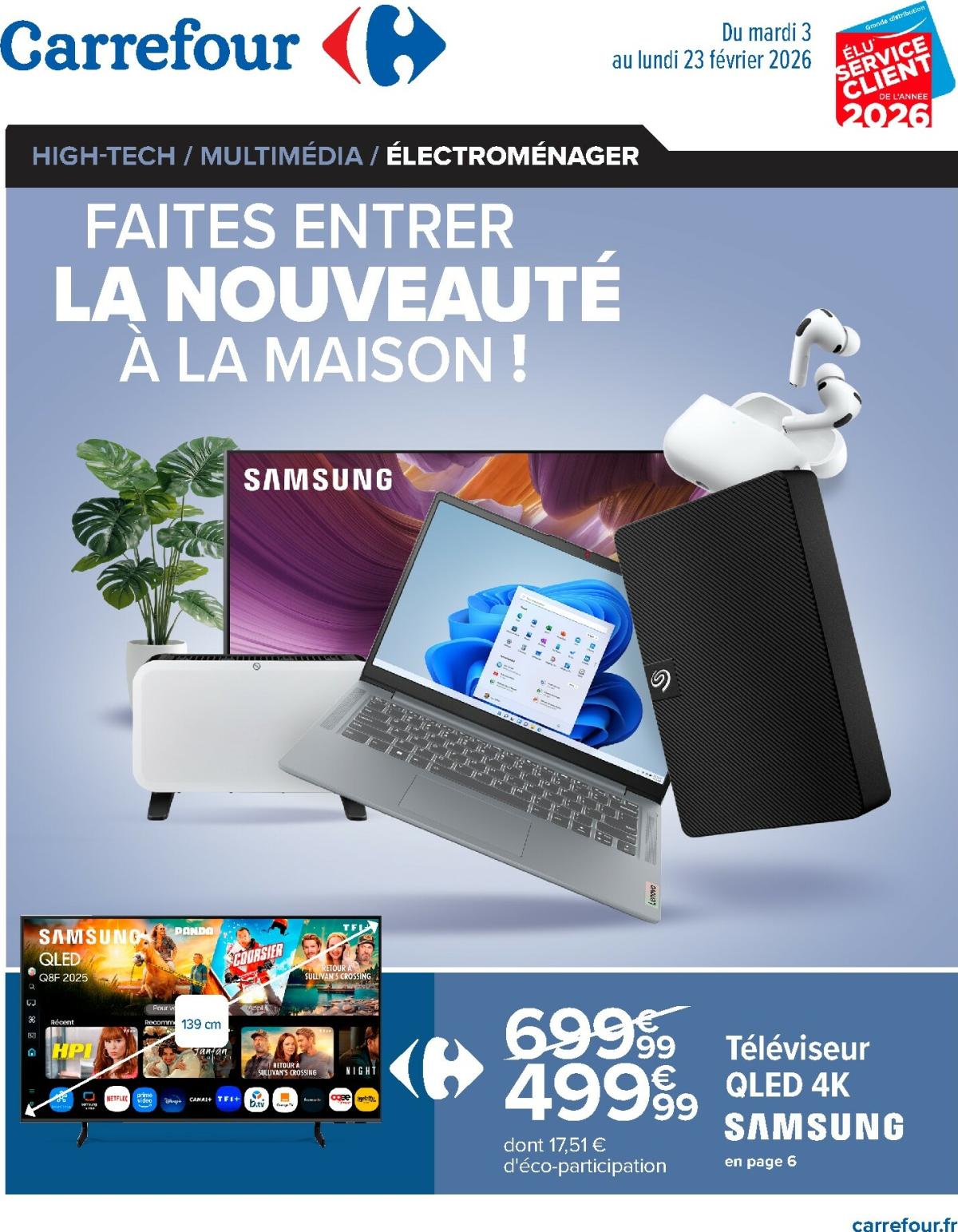 Catalogue Carrefour - High-Tech valable du 03/02/2026 au 23/02/2026