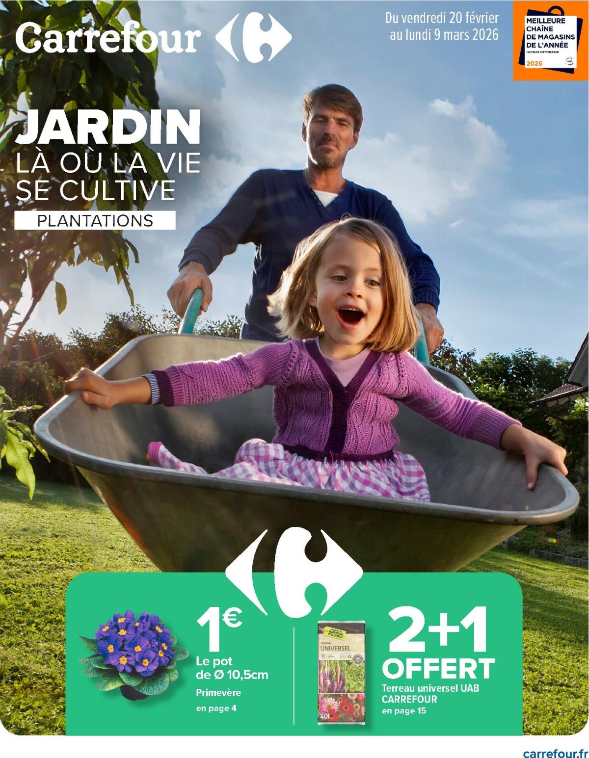 Catalogue Carrefour - Jardin valable du 20/02/2026 au 09/03/2026
