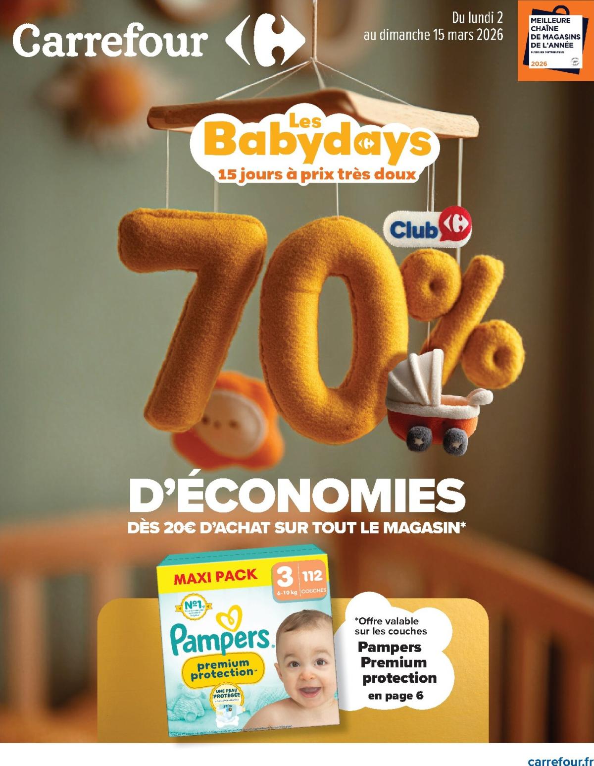 Catalogue Carrefour - Les Babydays valable du 02/03/2026 au 15/03/2026