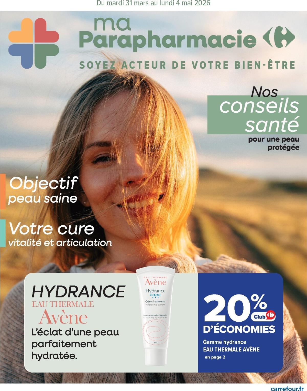 Catalogue Carrefour - Parapharmacie, Beauté, Santé & Bien-Être valable du 31/03/2026 au 04/05/2026