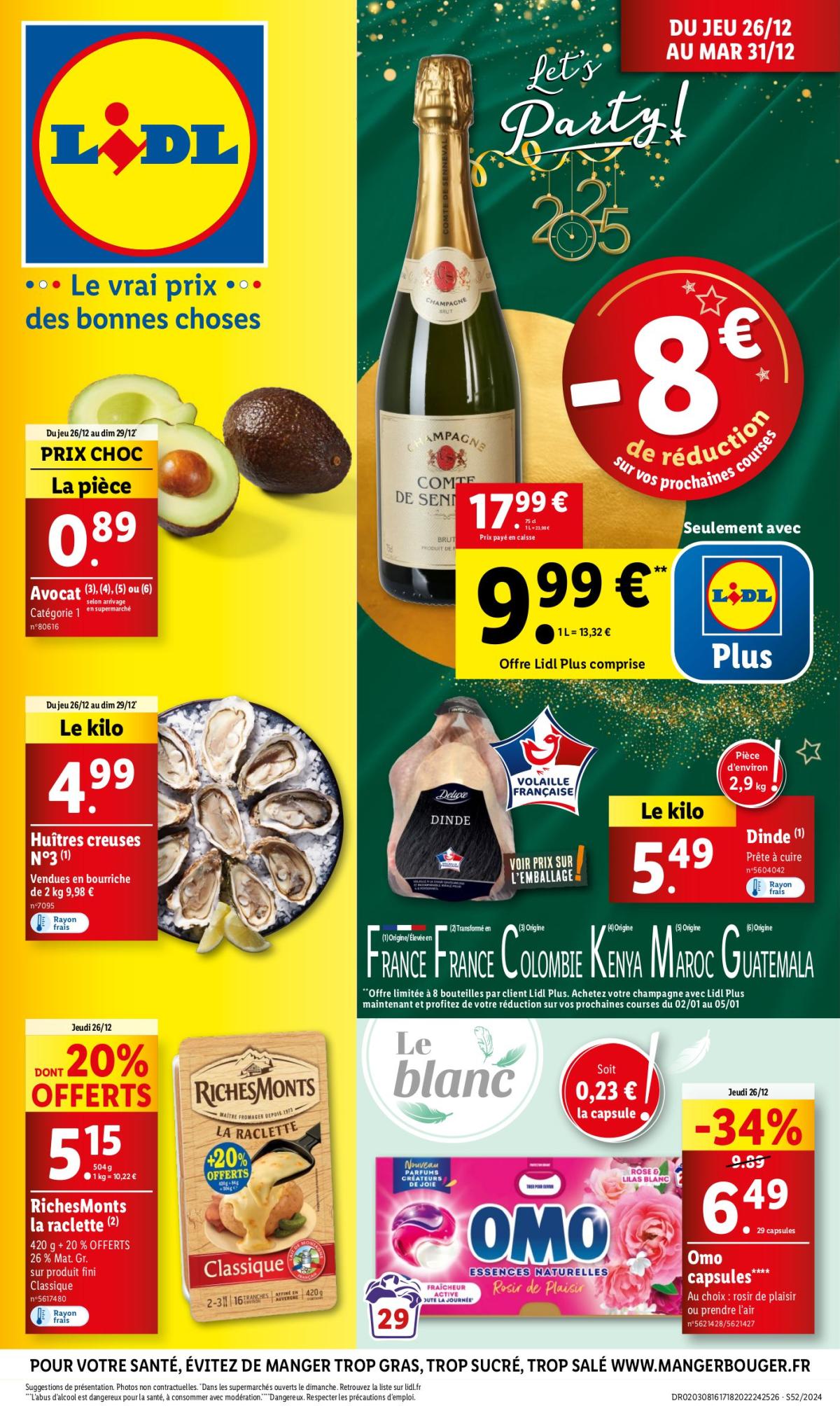 Catalogue Lidl valable dès 26/12 - 31/12