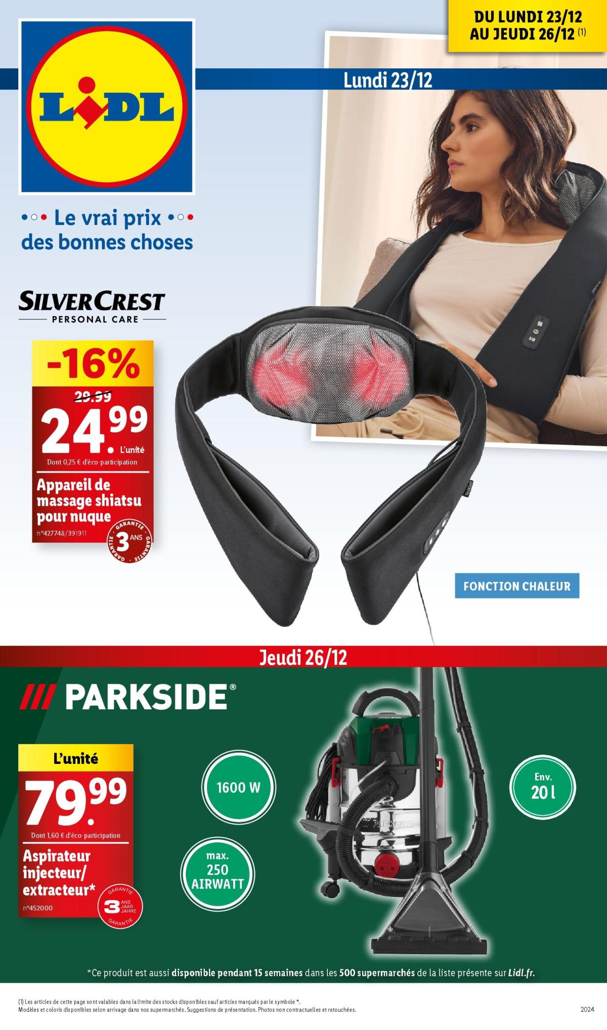 Catalogue Lidl valable dès 23/12 - 26/12