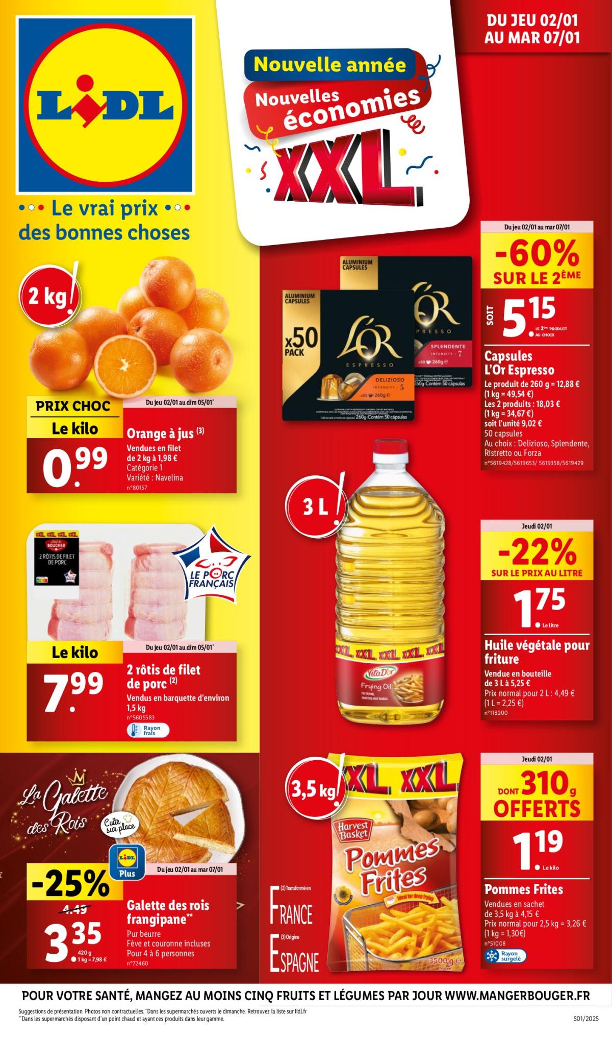 Catalogue Lidl valable dès 02/01 - 07/01