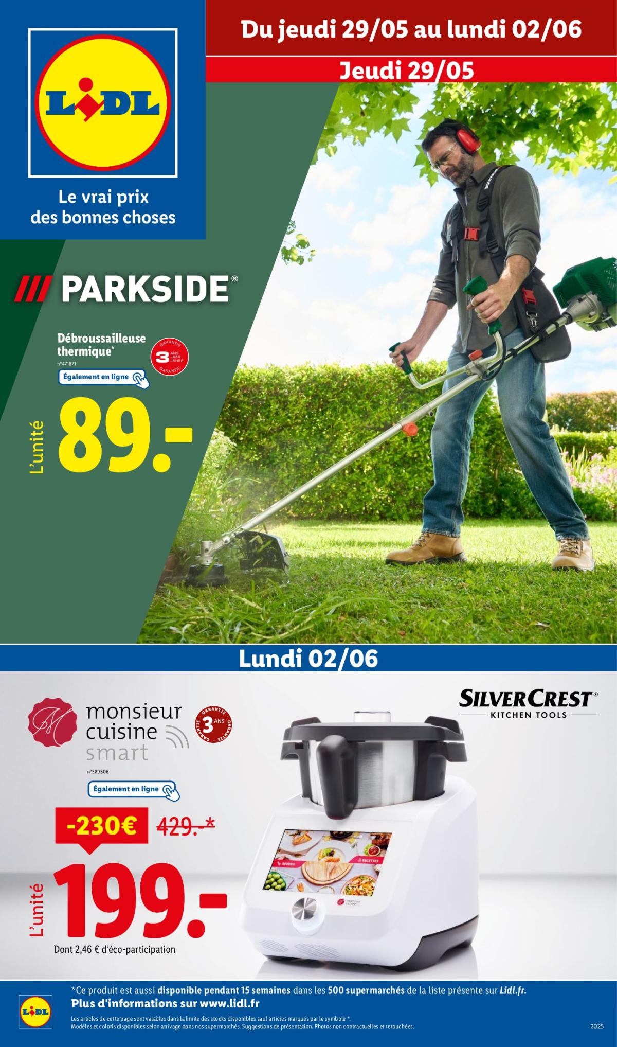 Catalogue Lidl - Les bonnes affaires de la semaine valable dès 29/05 - 02/06