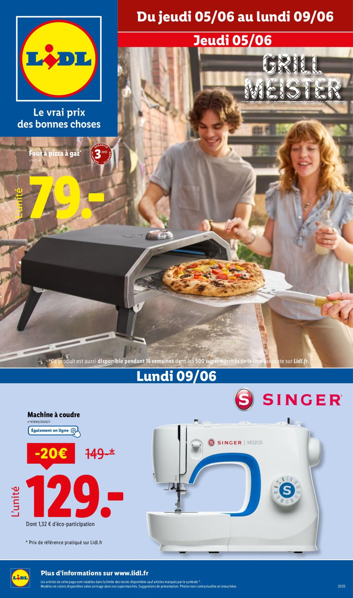 Catalogue Lidl - Les bonnes affaires de la semaine valable du 05/06 au 09/06