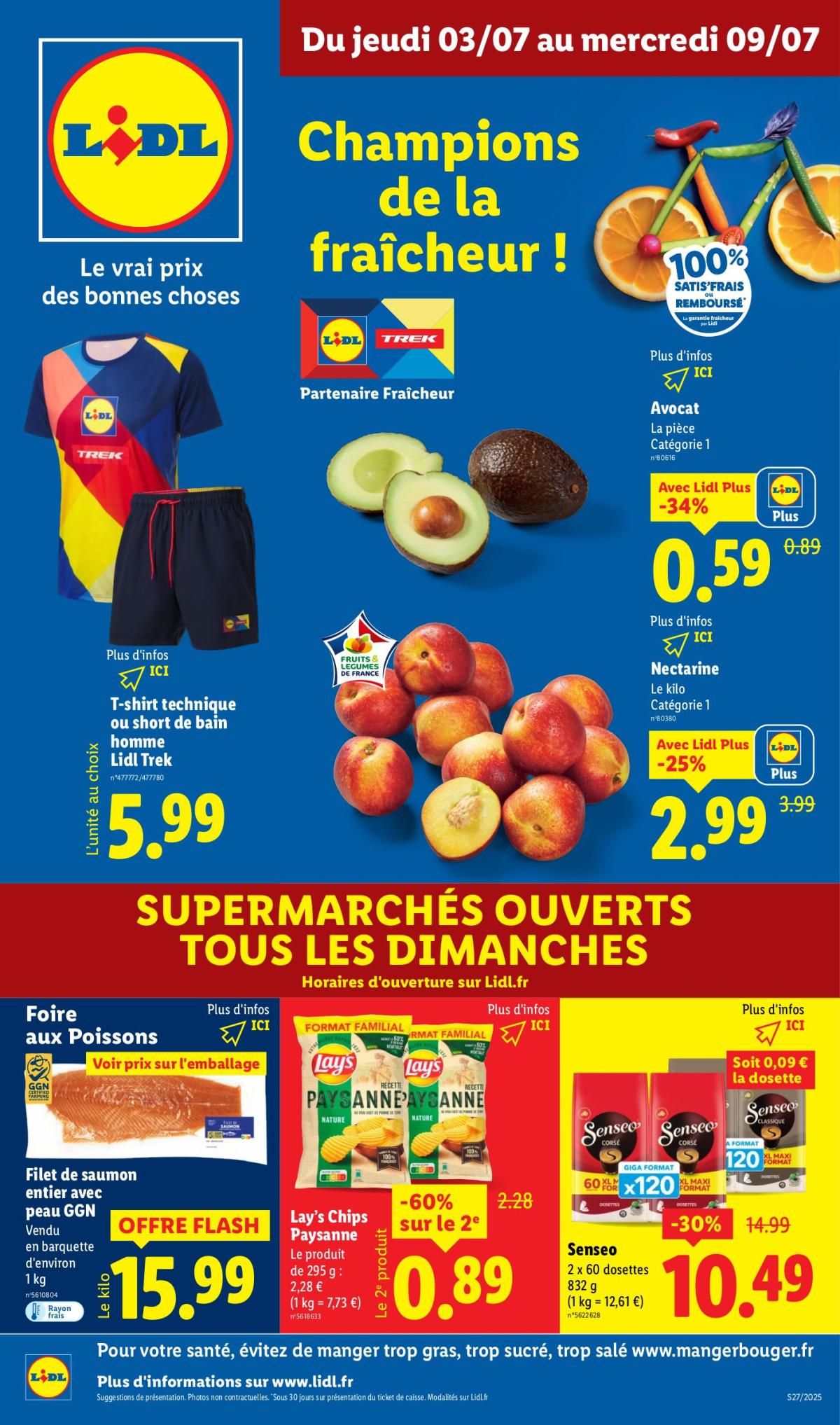 Catalogue Lidl valable du 03/07 au 09/07