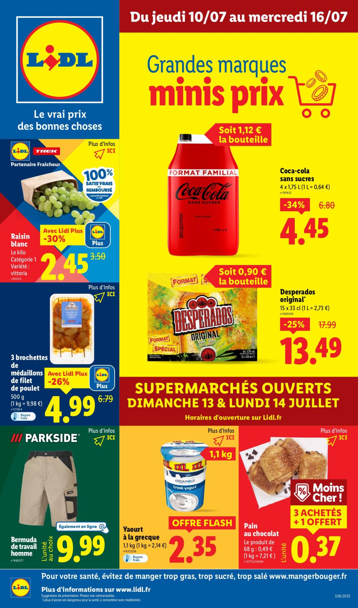 Catalogue Lidl valable du 10/07 au 16/07