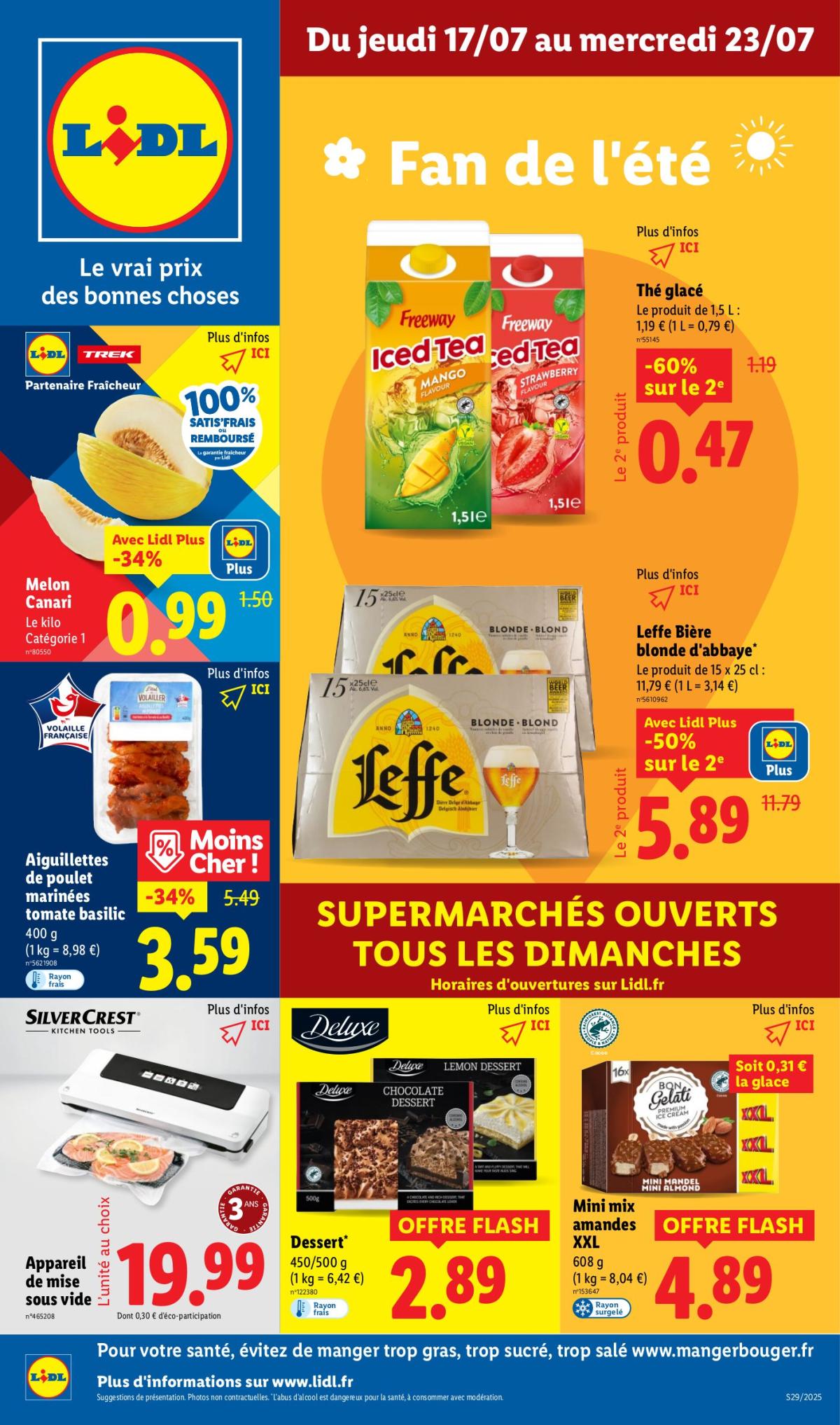 Catalogue Lidl valable du 17/07 au 23/07